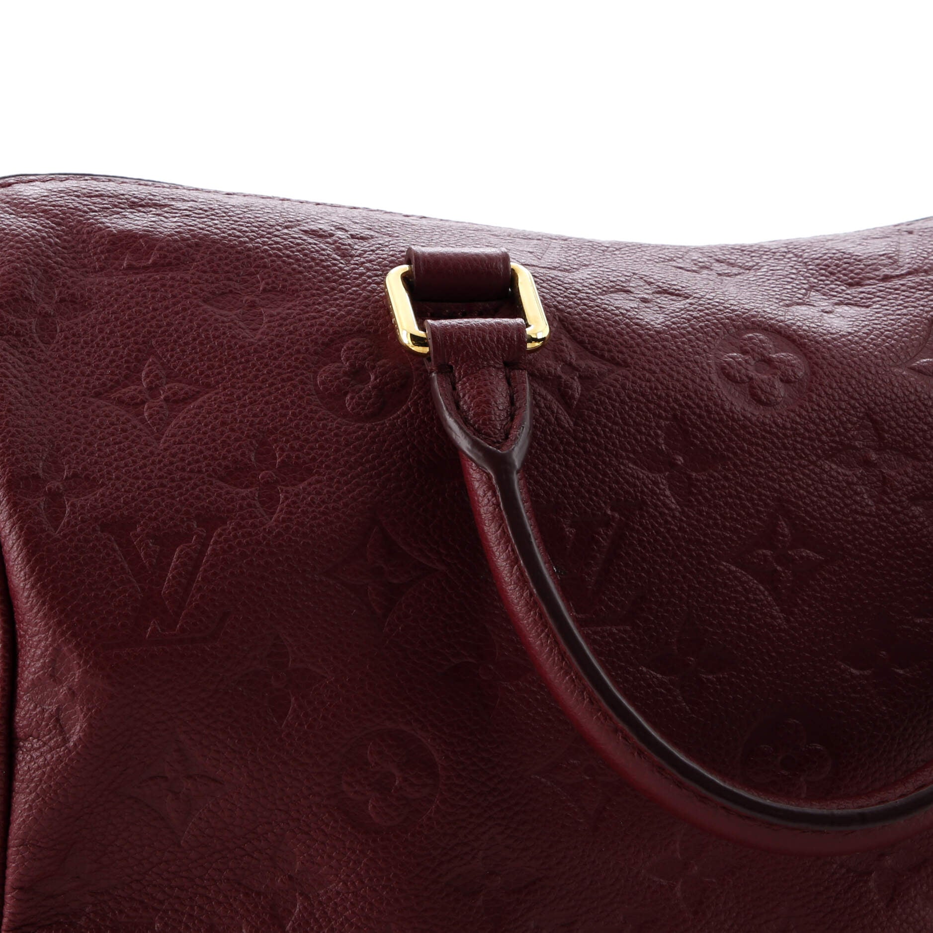 Louis Vuitton Speedy Bandouliere Bag Monogram Empreinte Leather 30