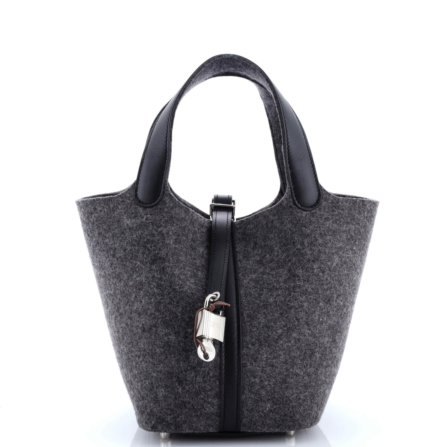 Hermes Picotin Lock Bag Felt with Leather PM