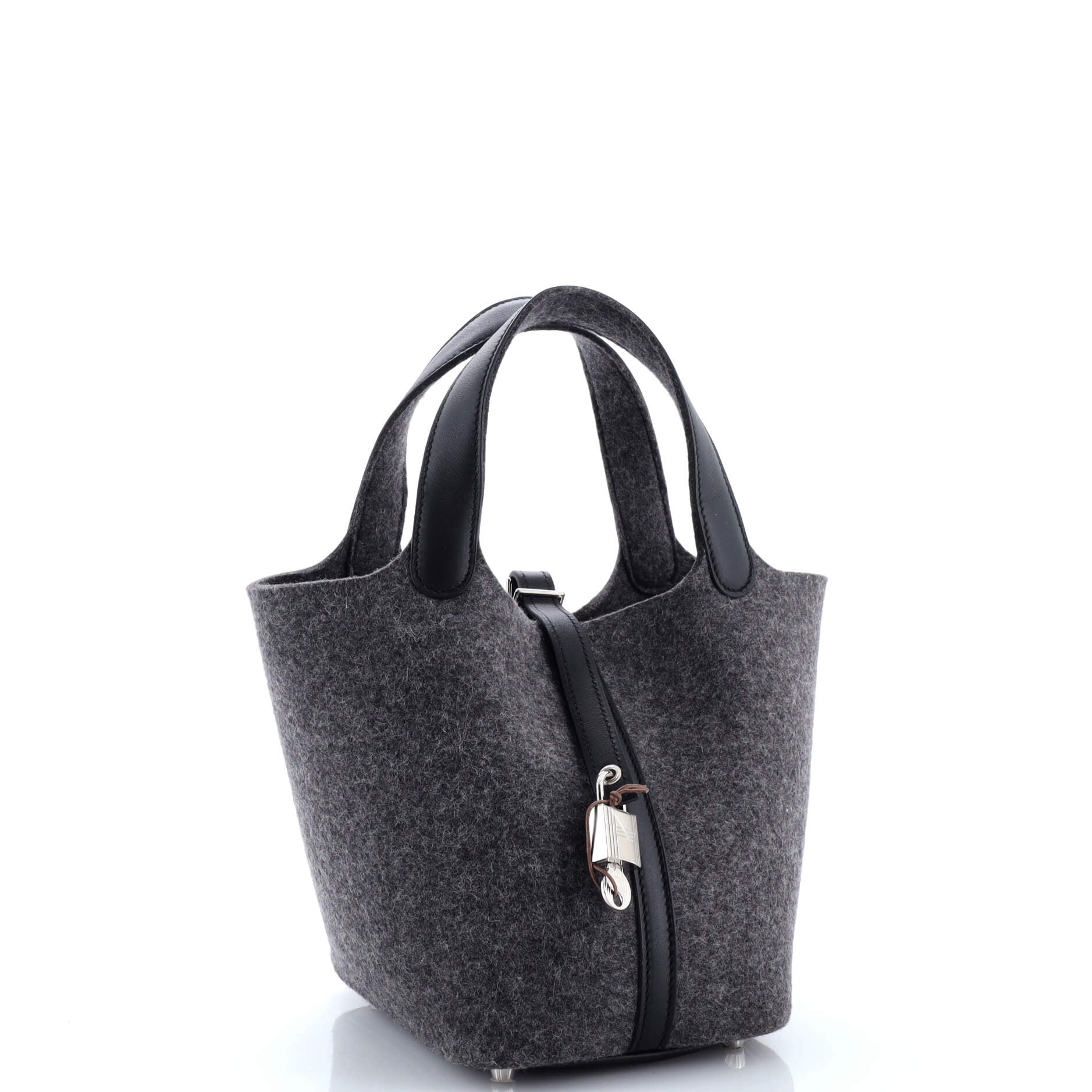 Hermes Picotin Lock Bag Felt with Leather PM
