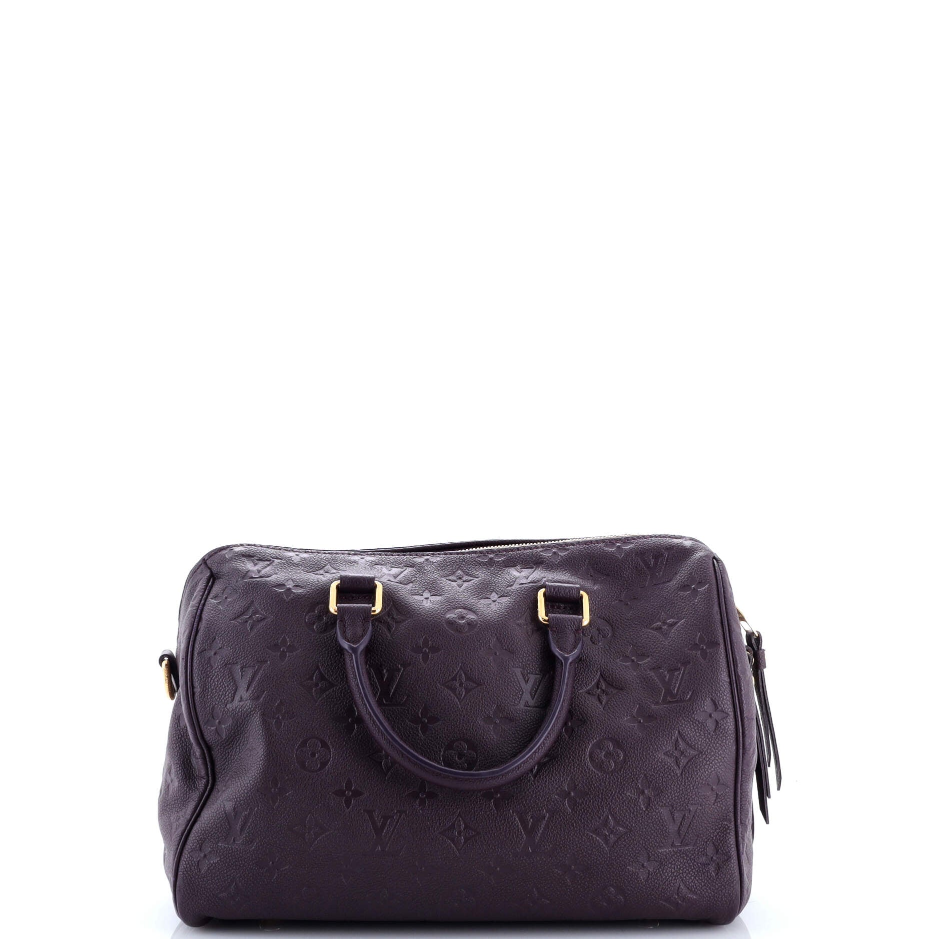 Louis Vuitton Speedy Bandouliere Bag Monogram Empreinte Leather 30