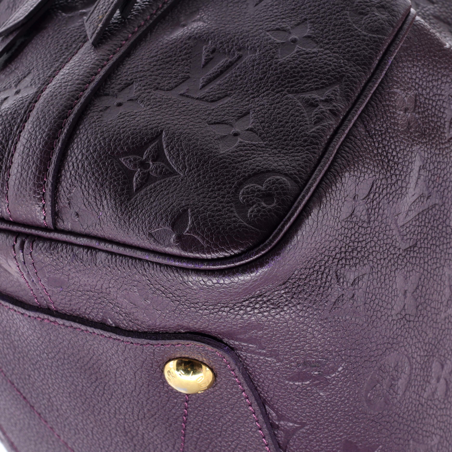 Louis Vuitton Speedy Bandouliere Bag Monogram Empreinte Leather 30