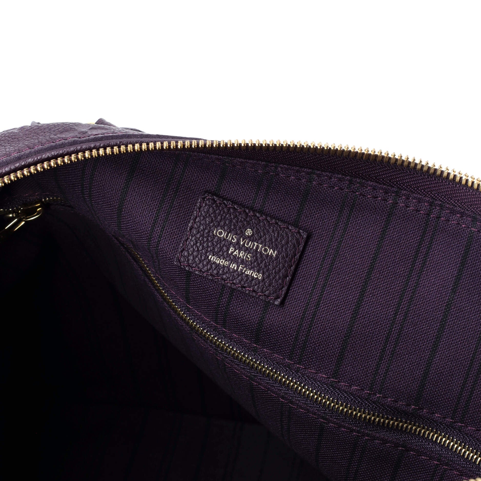 Louis Vuitton Speedy Bandouliere Bag Monogram Empreinte Leather 30