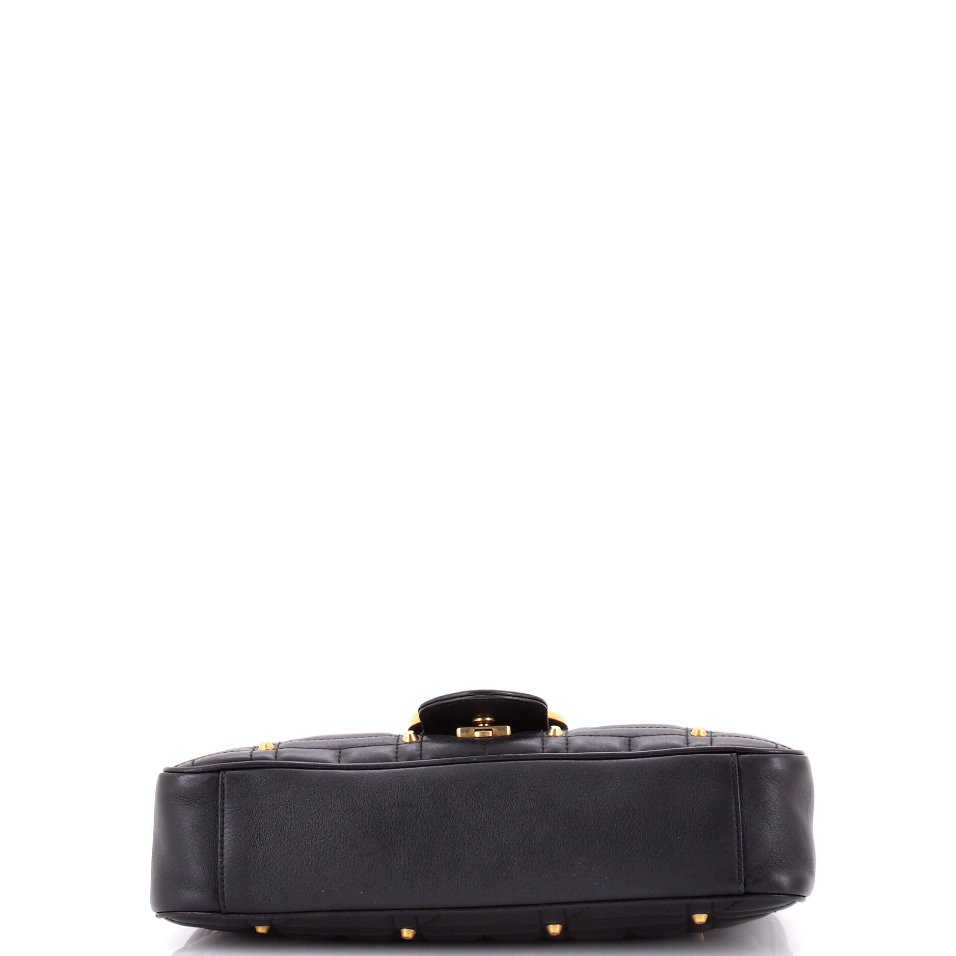 Gucci GG Marmont Flap Bag Studded Matelasse Leather Medium