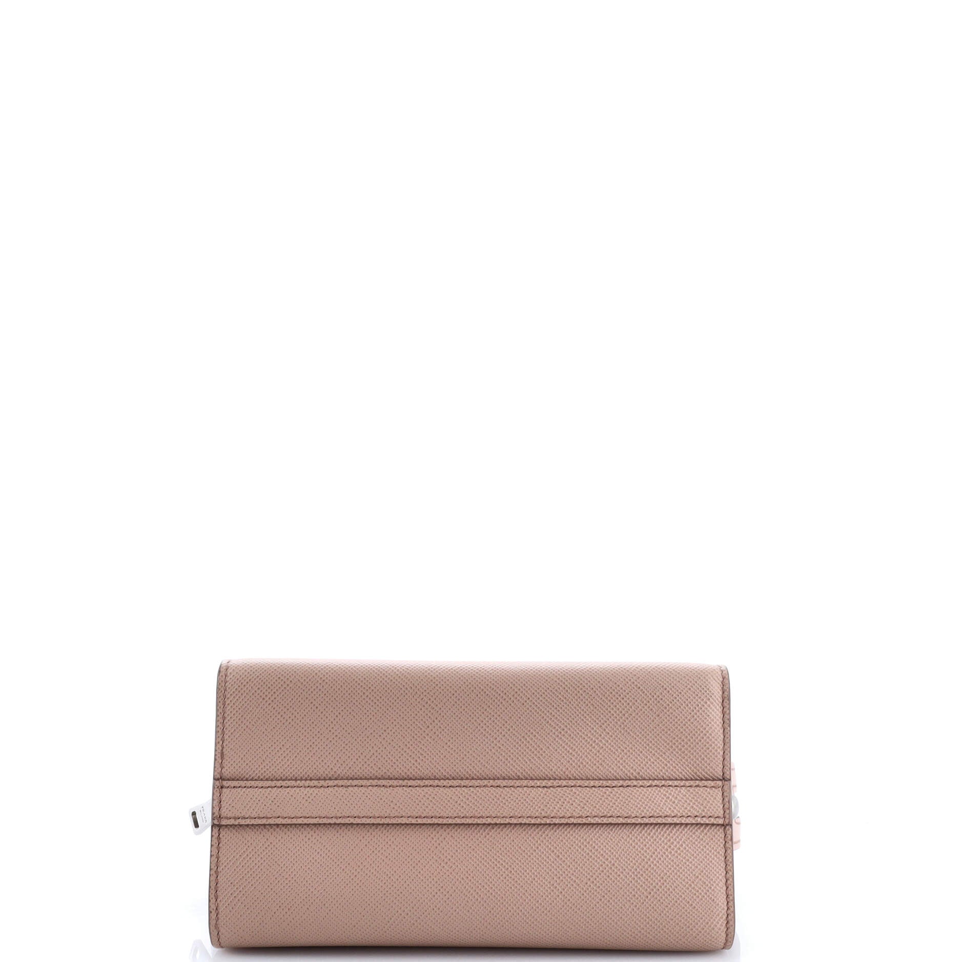 Prada Monochrome Tote Saffiano with City Calf Mini