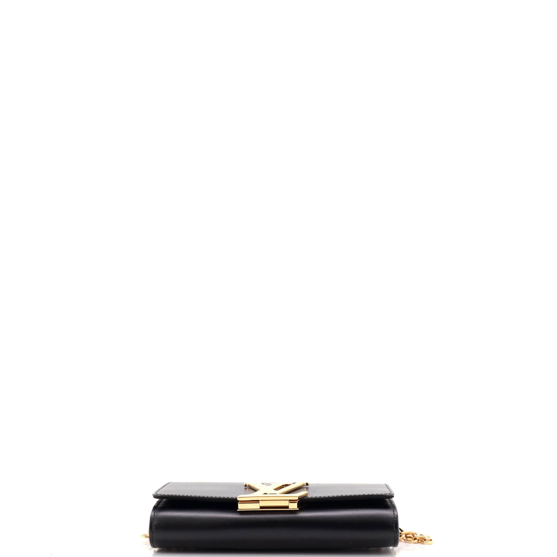 Louis Vuitton Chain Louise Clutch Leather GM