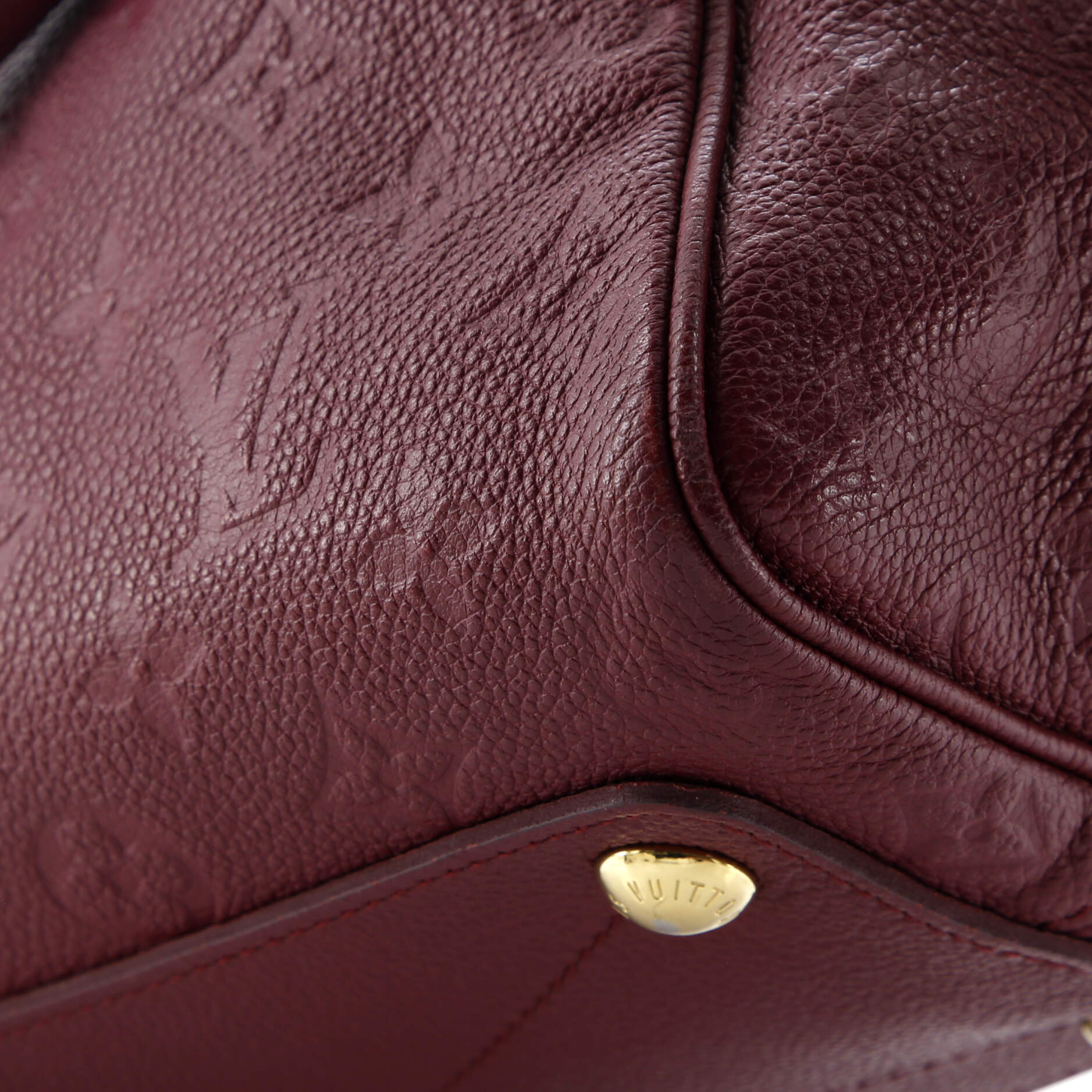 Louis Vuitton Speedy Bandouliere Bag Monogram Empreinte Leather 25