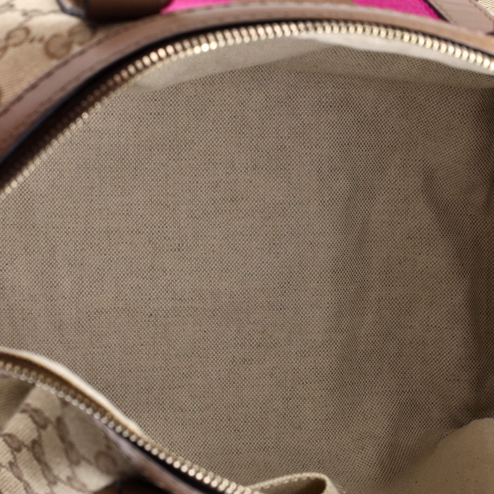 Gucci Vintage Web Boston Bag GG Canvas Medium