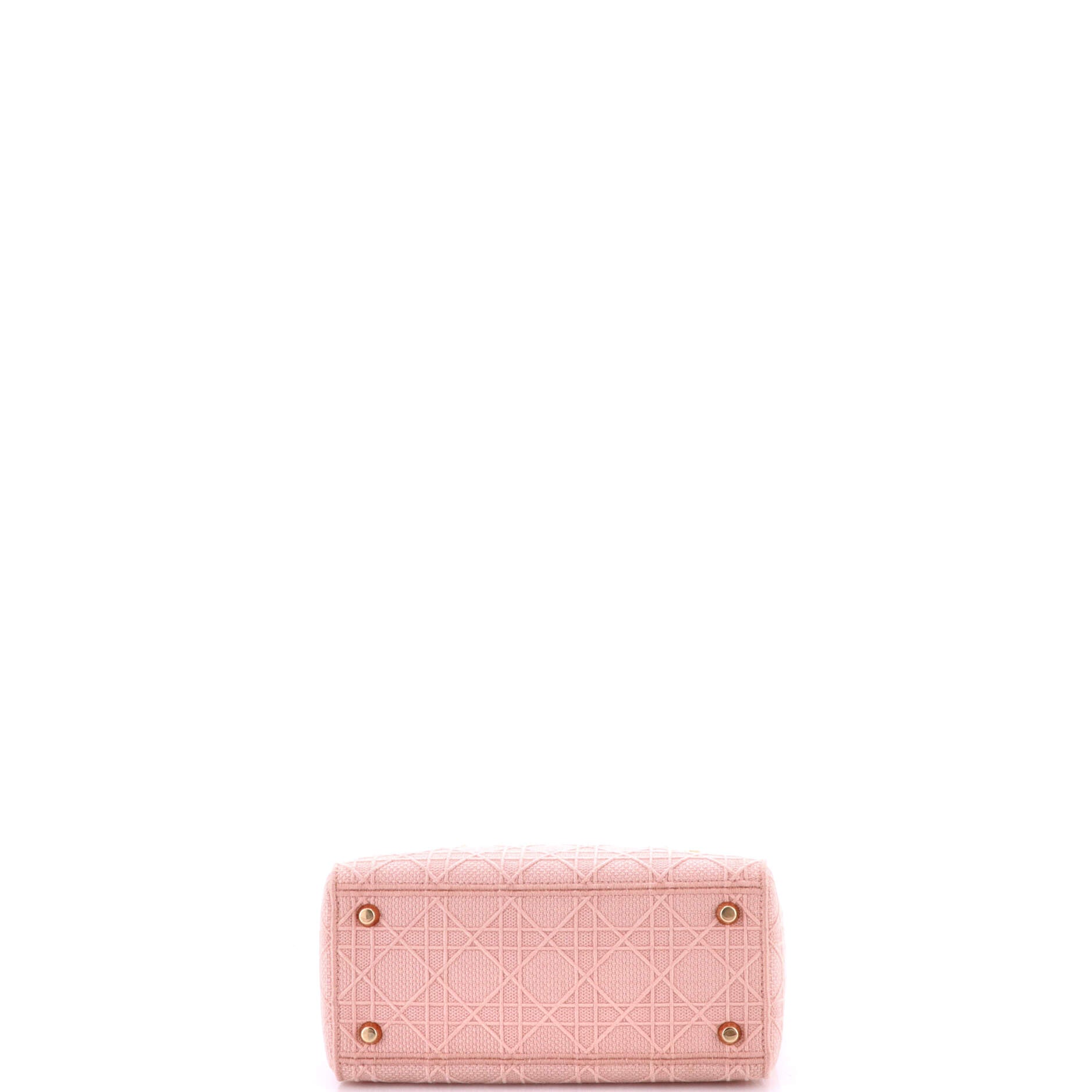 Christian Dior Lady D-Lite Bag Cannage Embroidered Canvas Medium