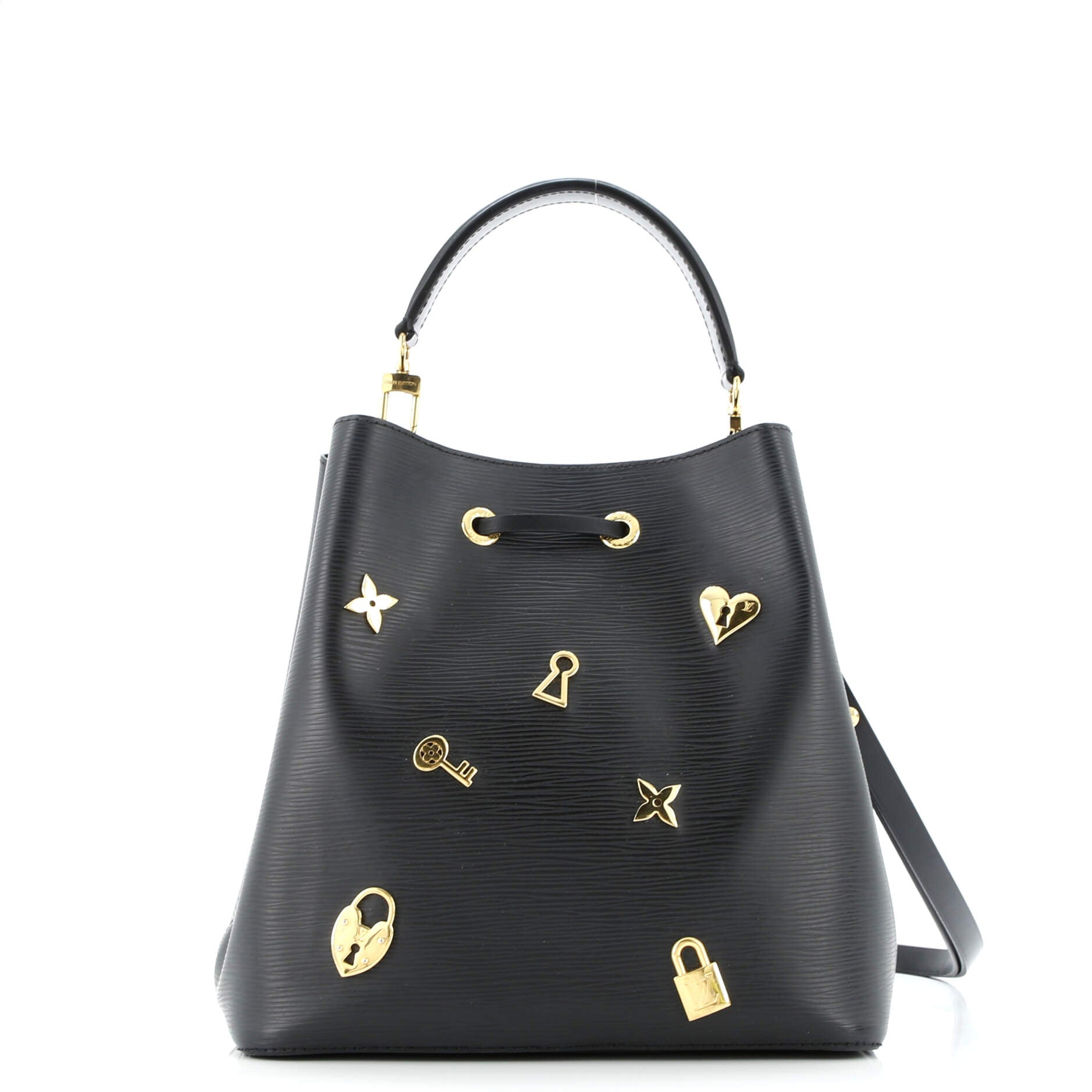 Louis Vuitton NeoNoe Handbag Love Lock Epi Leather