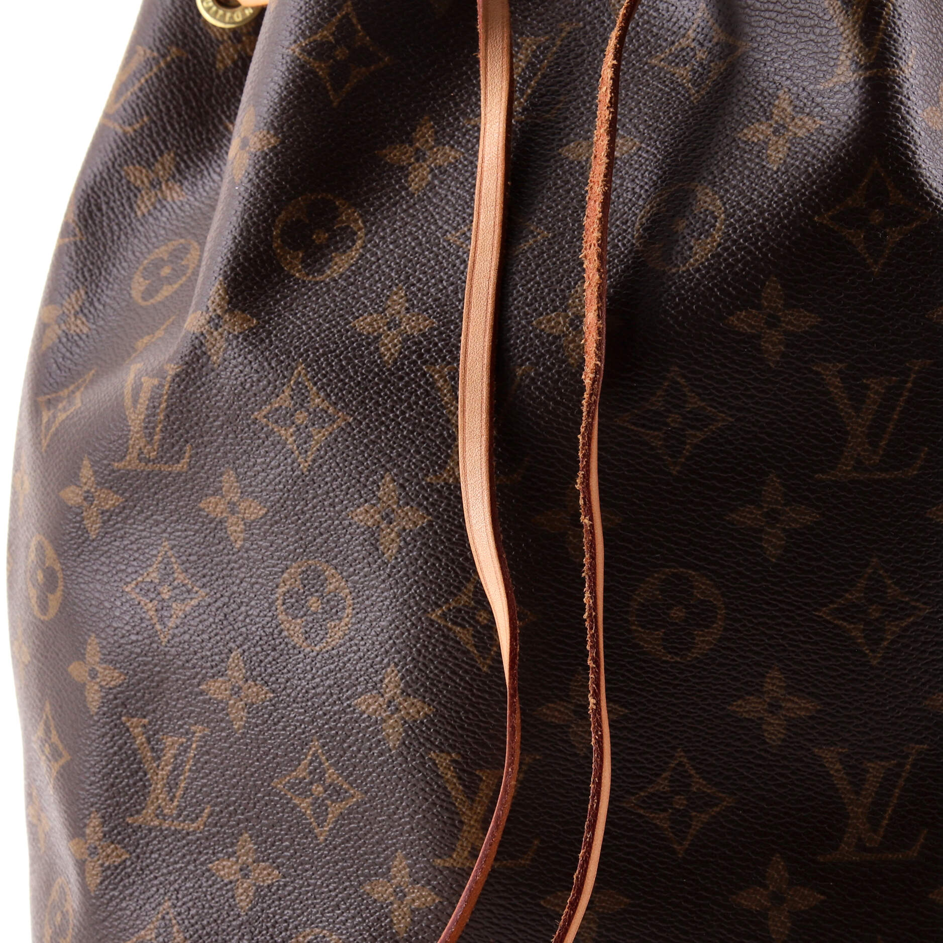 Louis Vuitton Noe Handbag Monogram Canvas Large