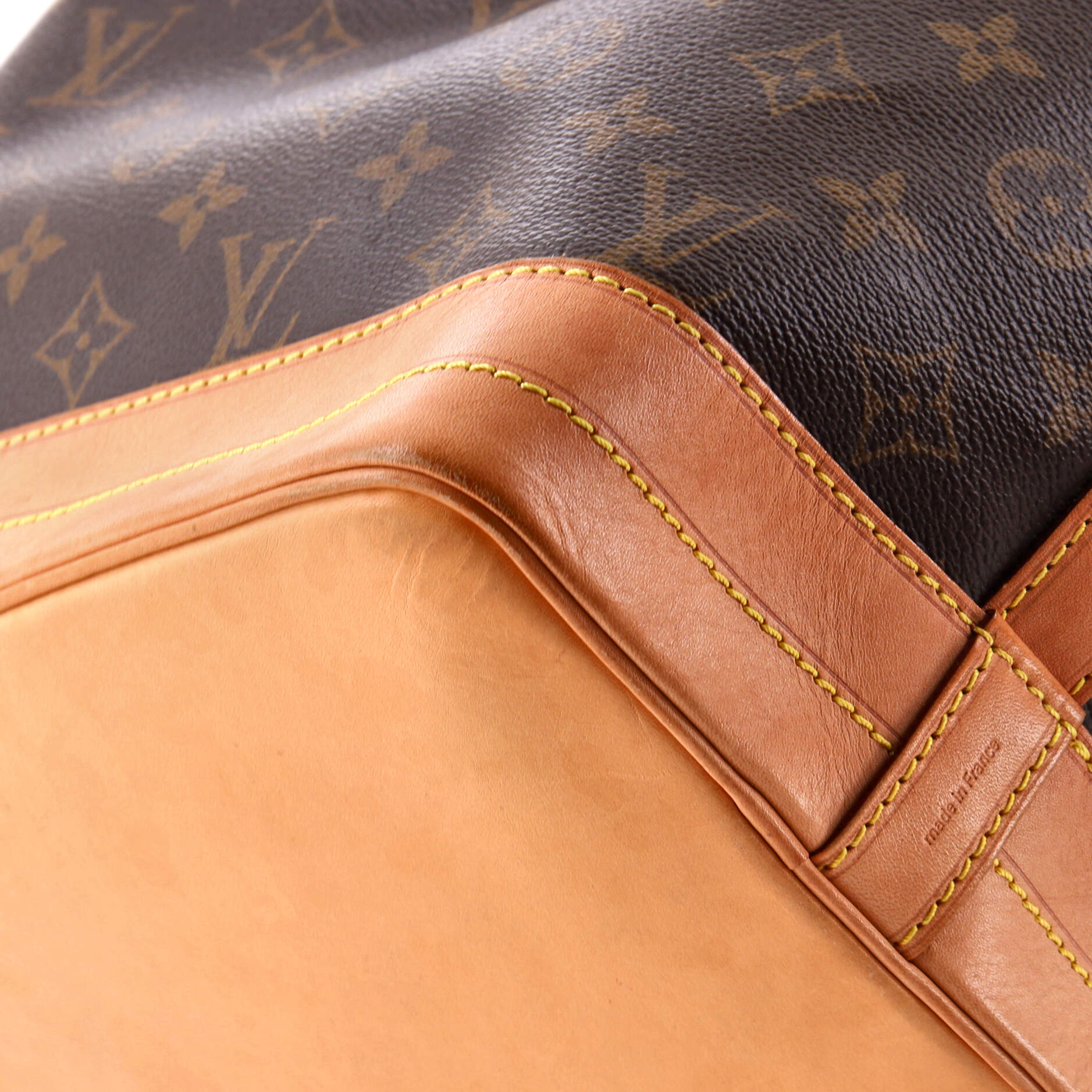 Louis Vuitton Noe Handbag Monogram Canvas Large