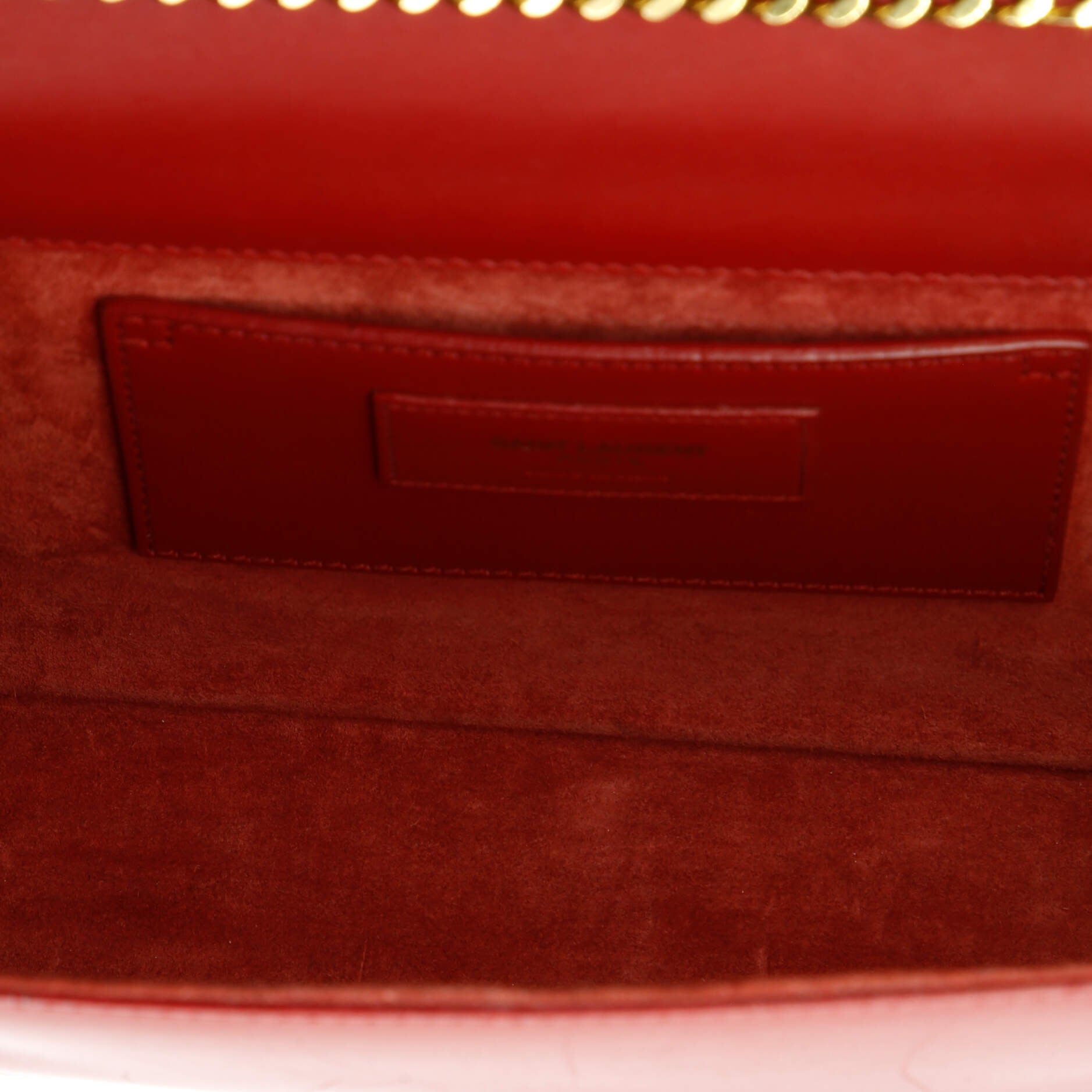 Saint Laurent Classic Monogram Tassel Crossbody Bag Leather Medium
