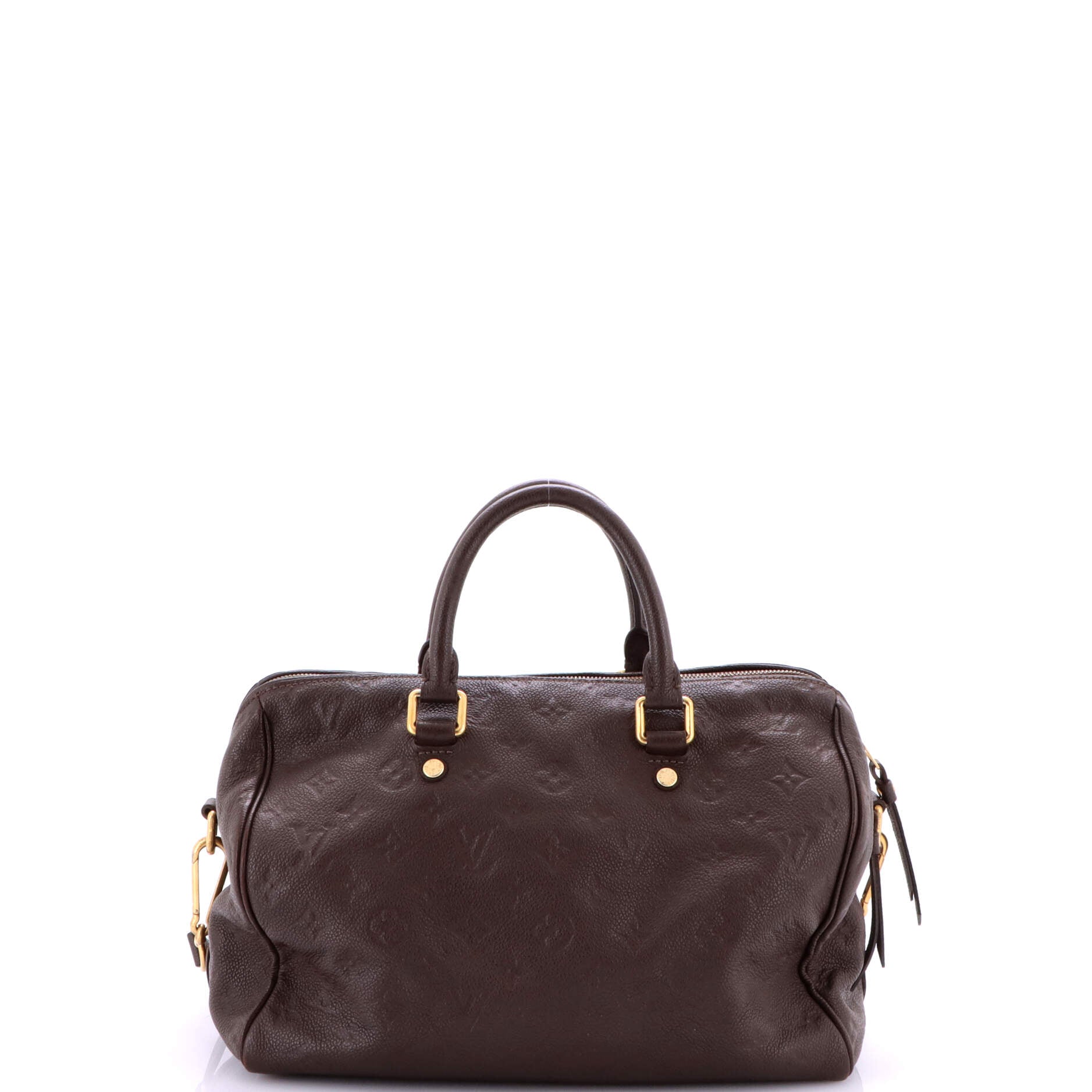 Louis Vuitton Speedy Bandouliere Bag Monogram Empreinte Leather 30