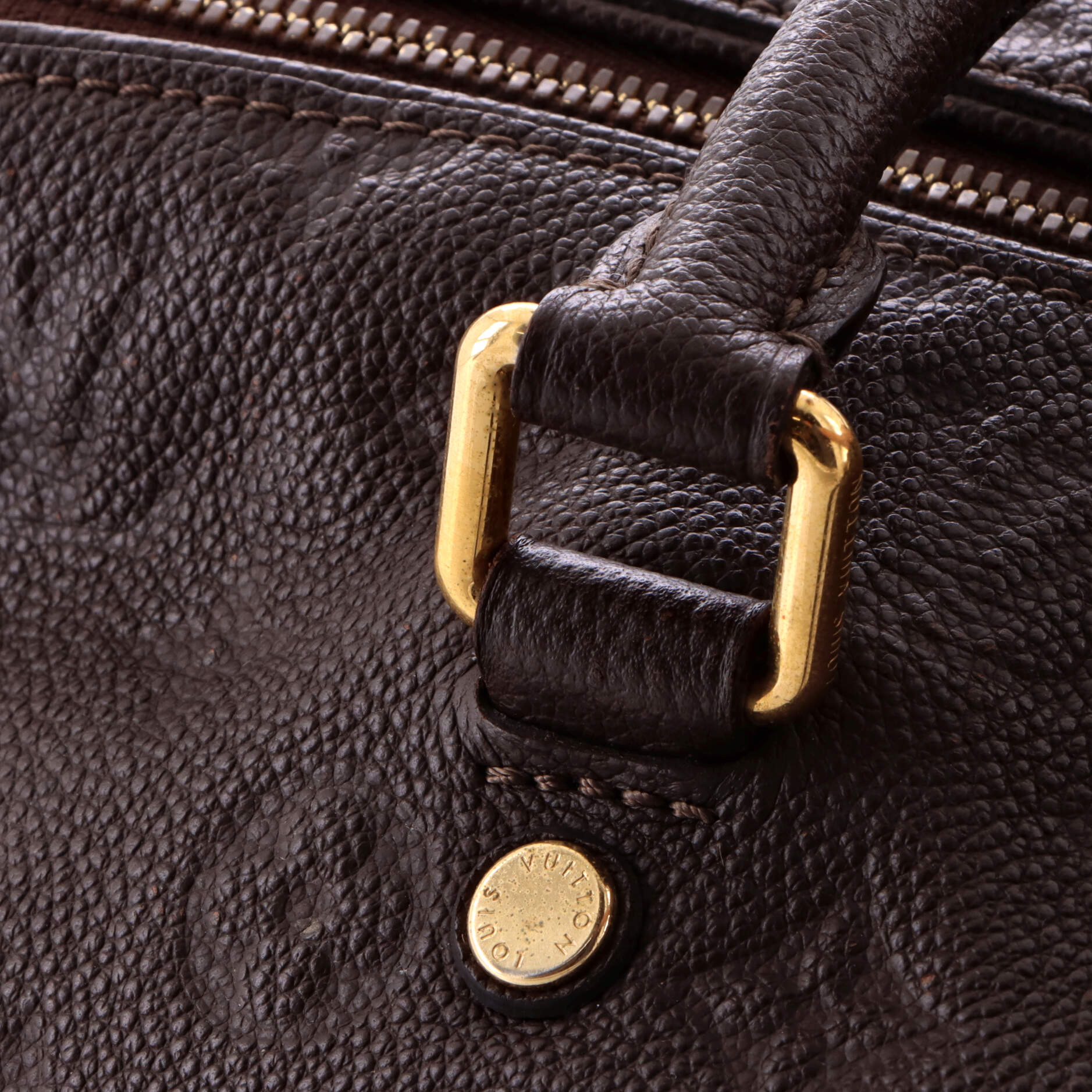 Louis Vuitton Speedy Bandouliere Bag Monogram Empreinte Leather 30