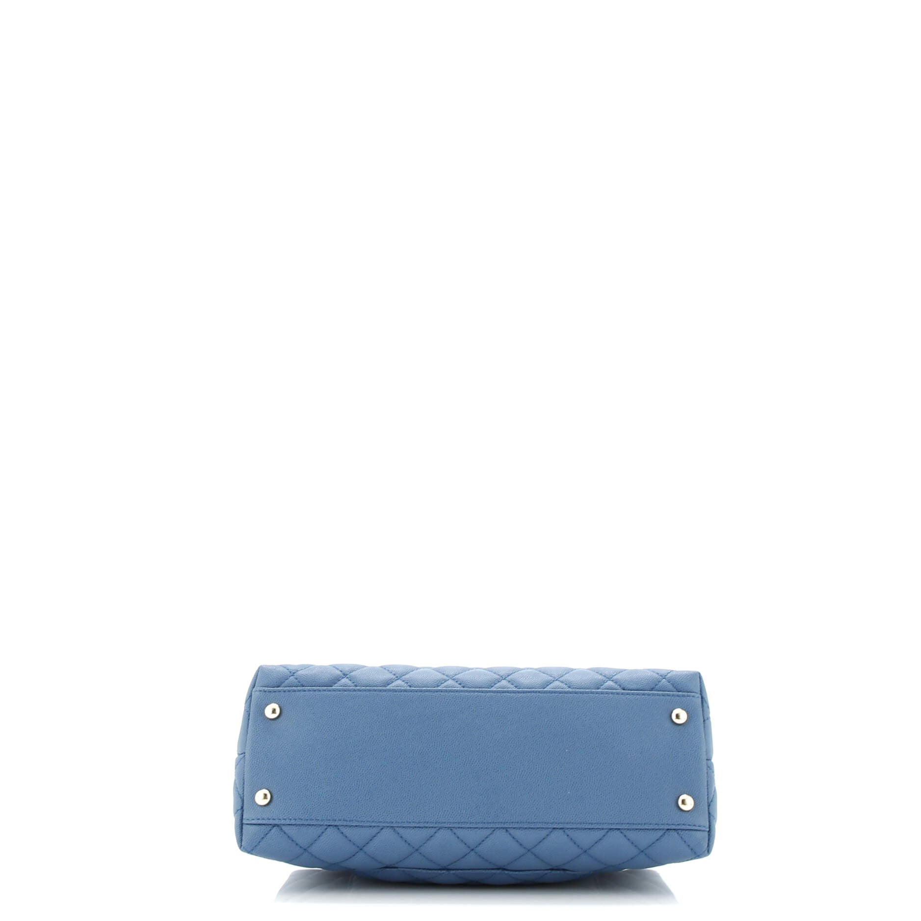 Chanel Coco Top Handle Bag Quilted Caviar Small