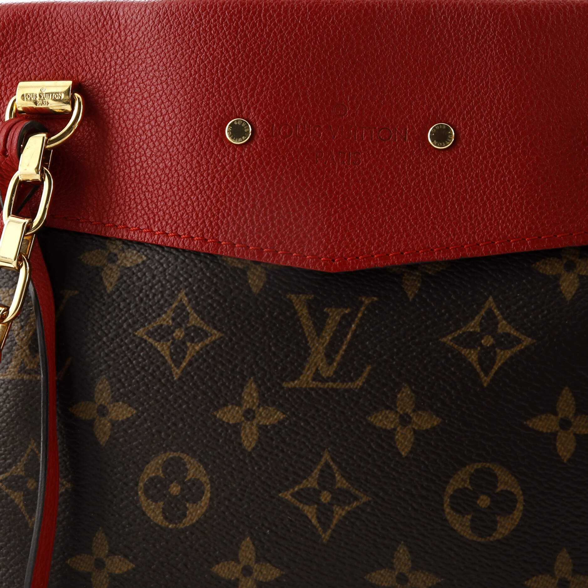 Louis Vuitton Pallas Shopper Monogram Canvas and Calfskin