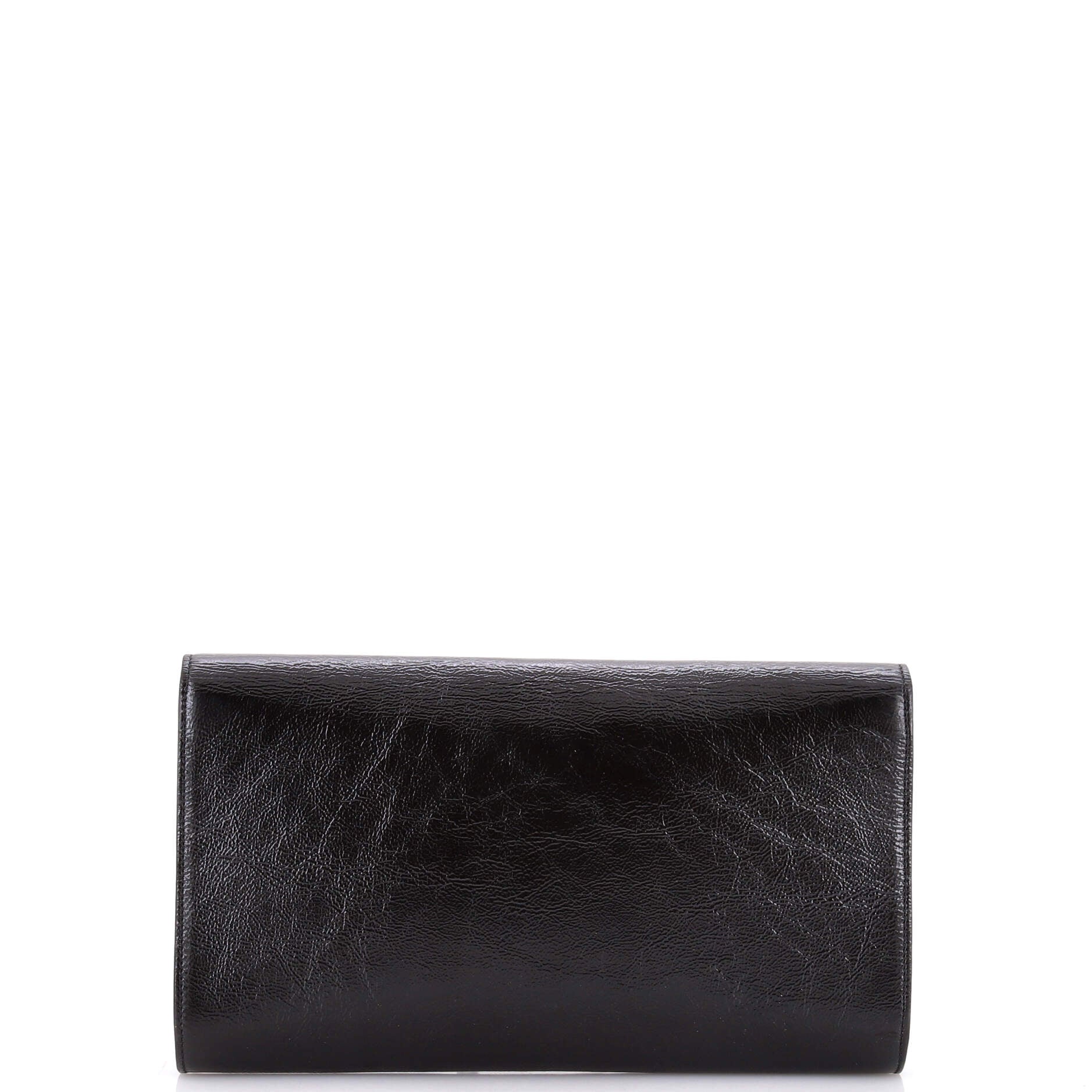 Saint Laurent Belle de Jour Clutch Leather Large
