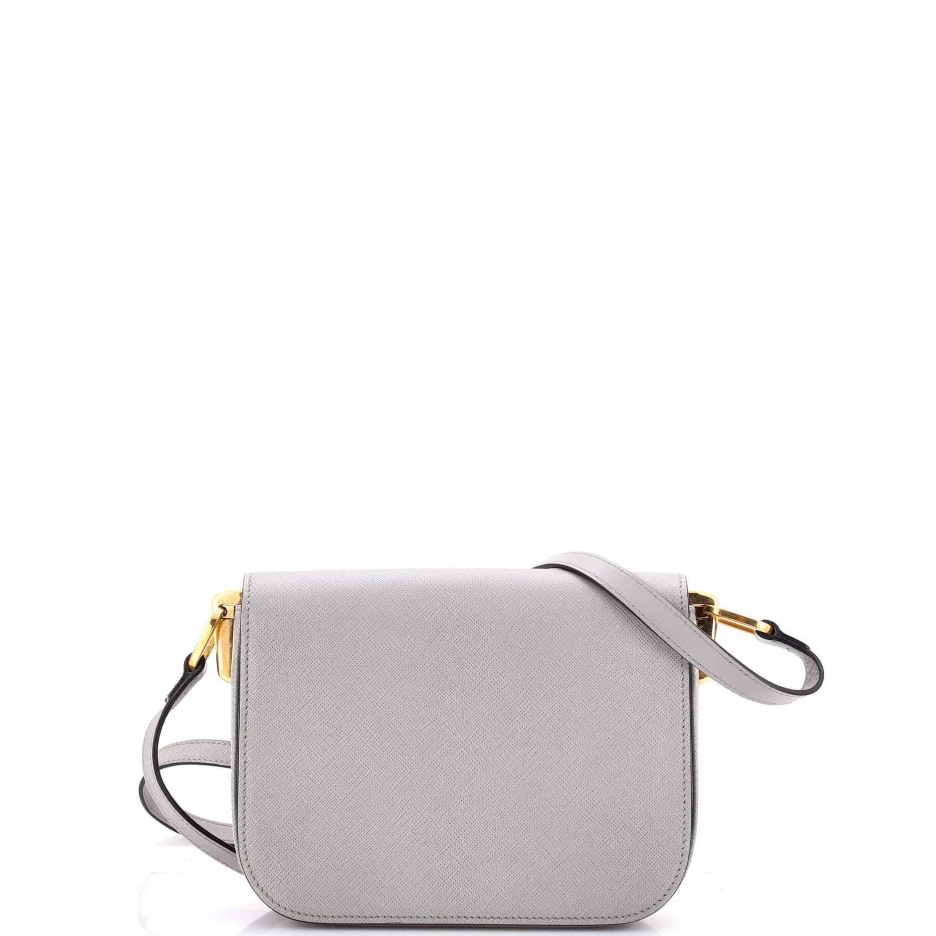 Prada Embleme Flap Bag Saffiano Leather Small