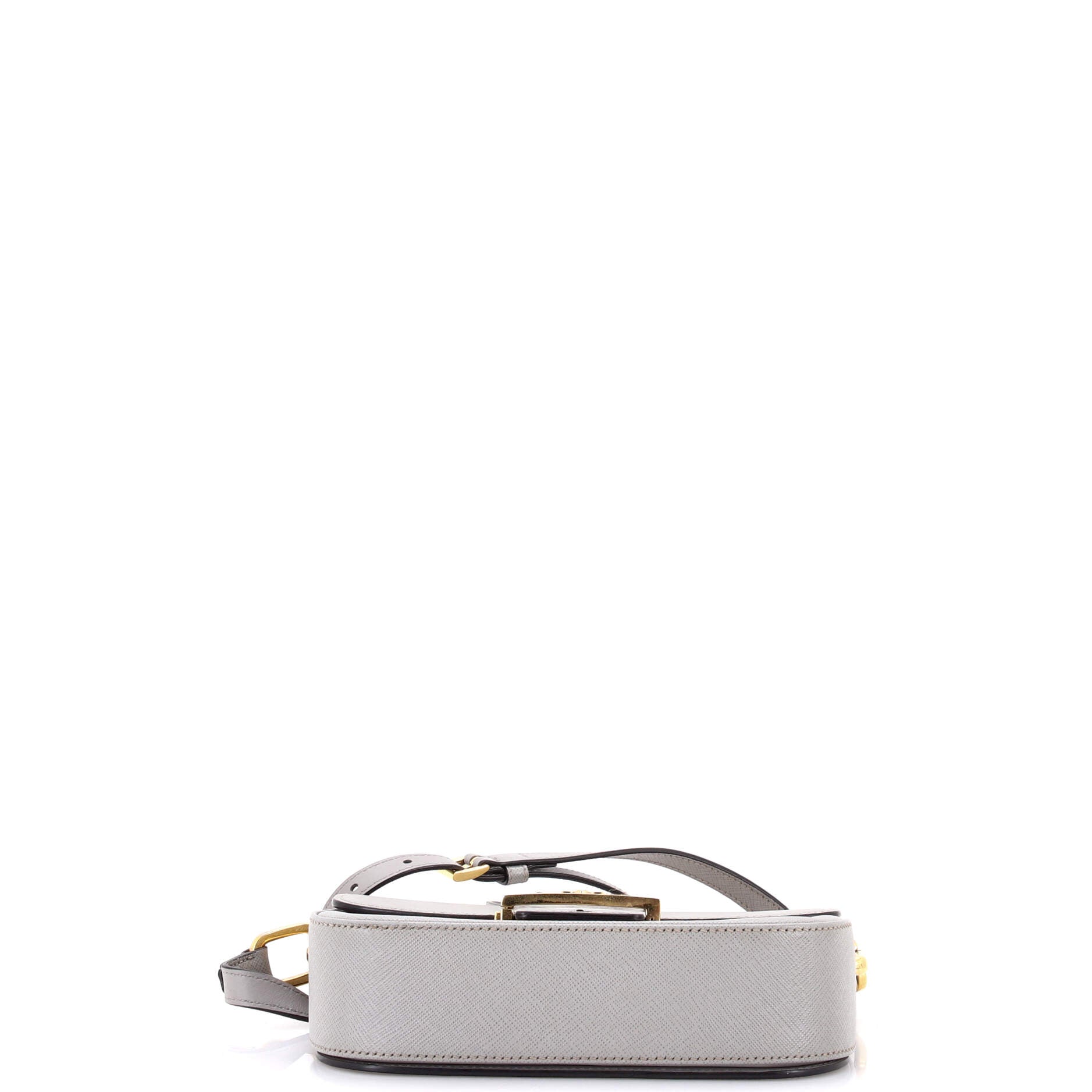 Prada Embleme Flap Bag Saffiano Leather Small