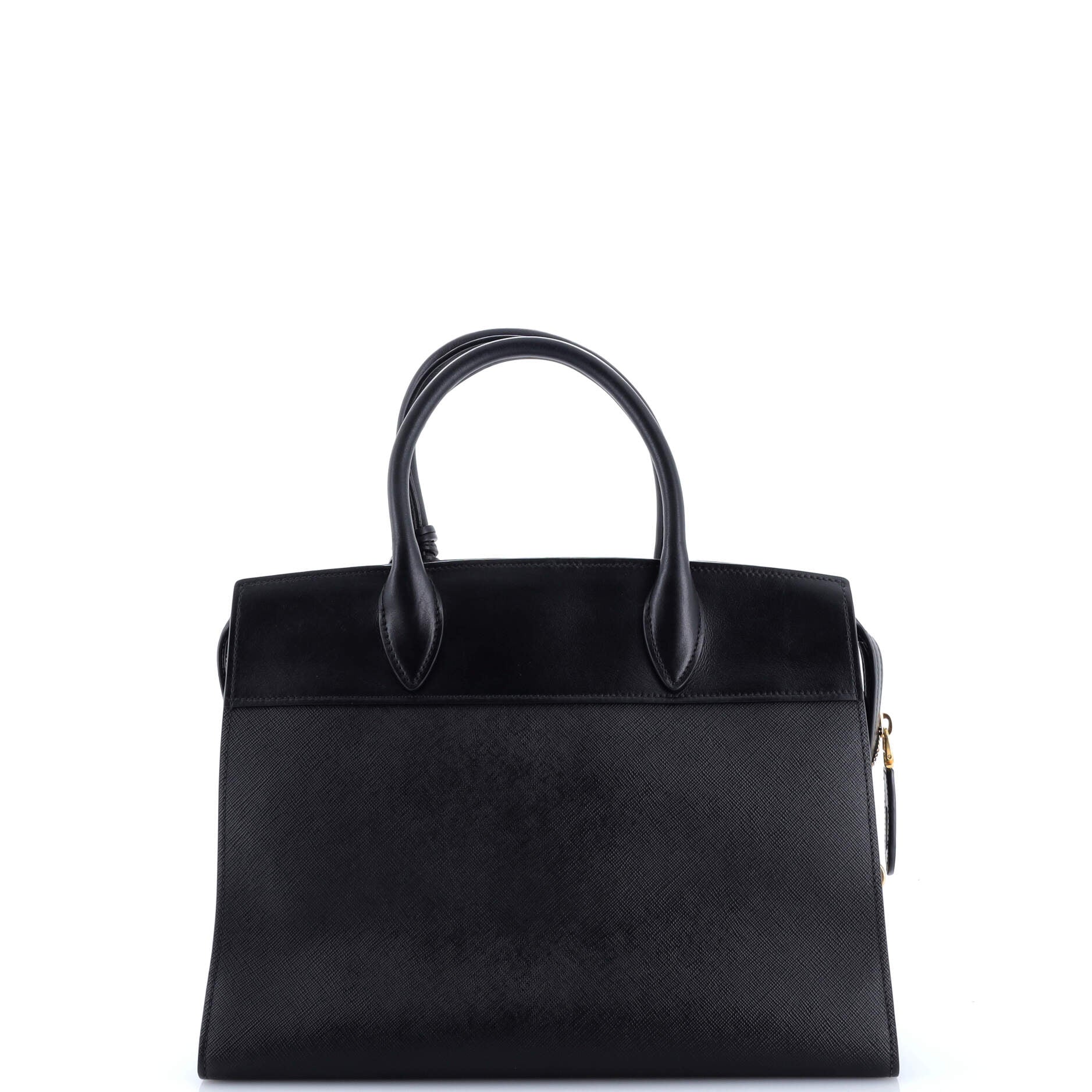 Prada Esplanade Tote Saffiano with City Calf Medium