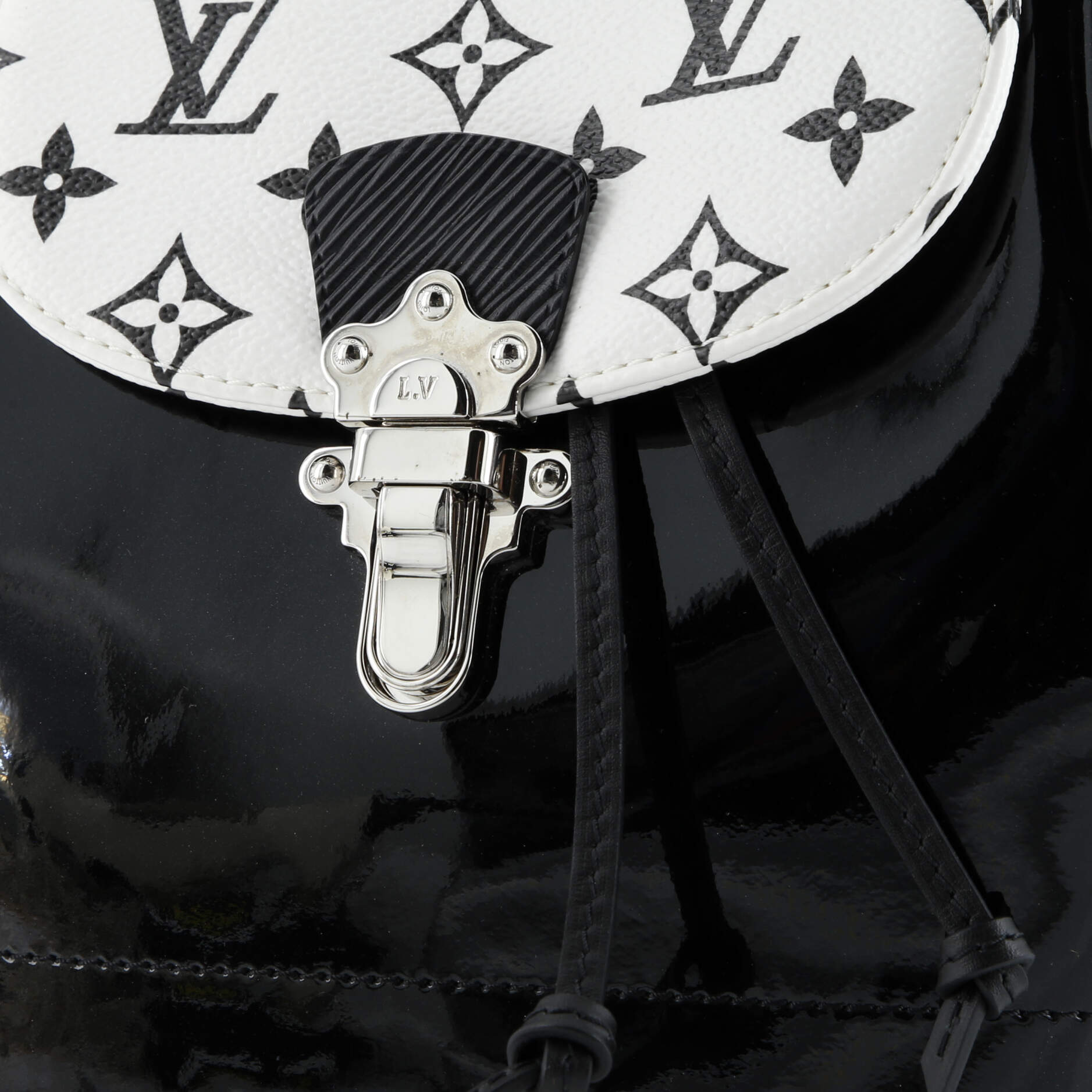 Louis Vuitton Hot Springs Backpack Vernis with Monogram Canvas