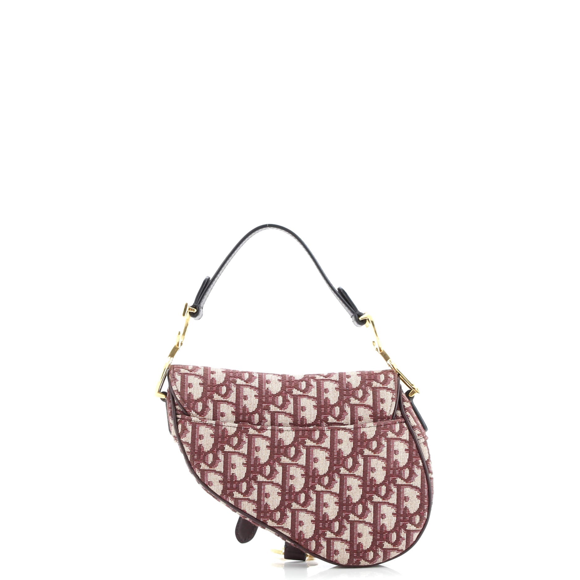 Christian Dior Saddle Handbag Oblique Canvas Mini