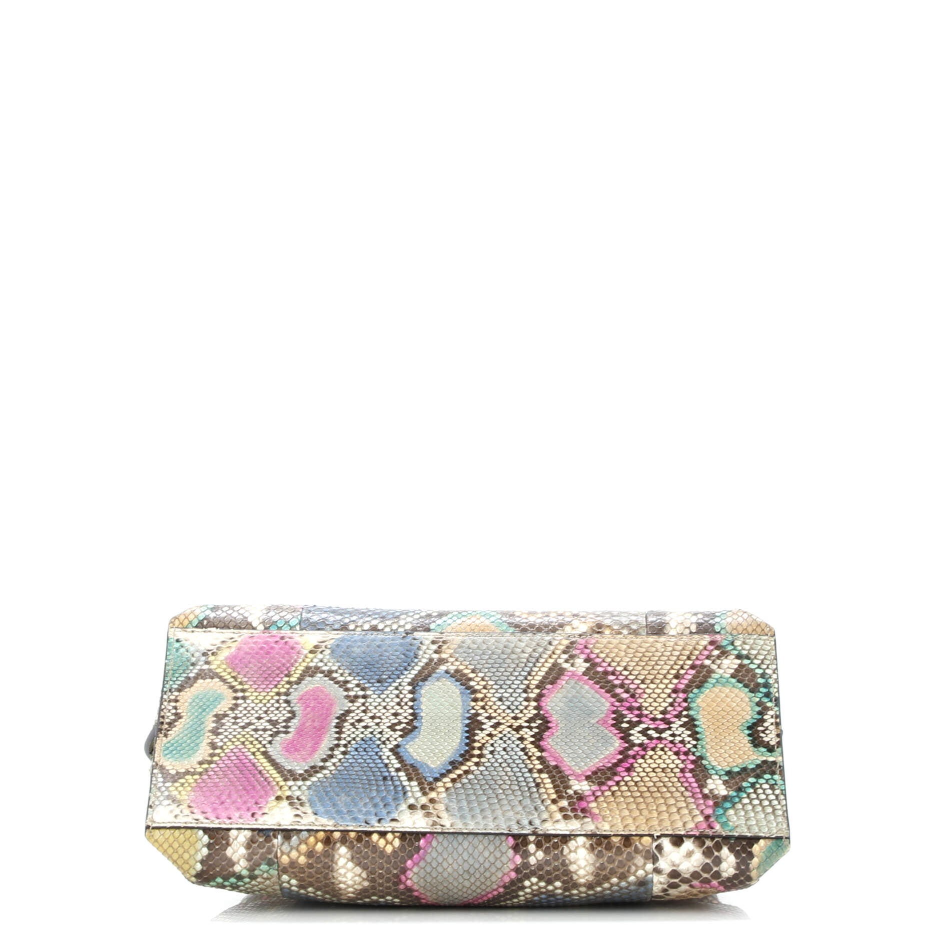 Gucci Bamboo Daily Top Handle Bag Python Medium