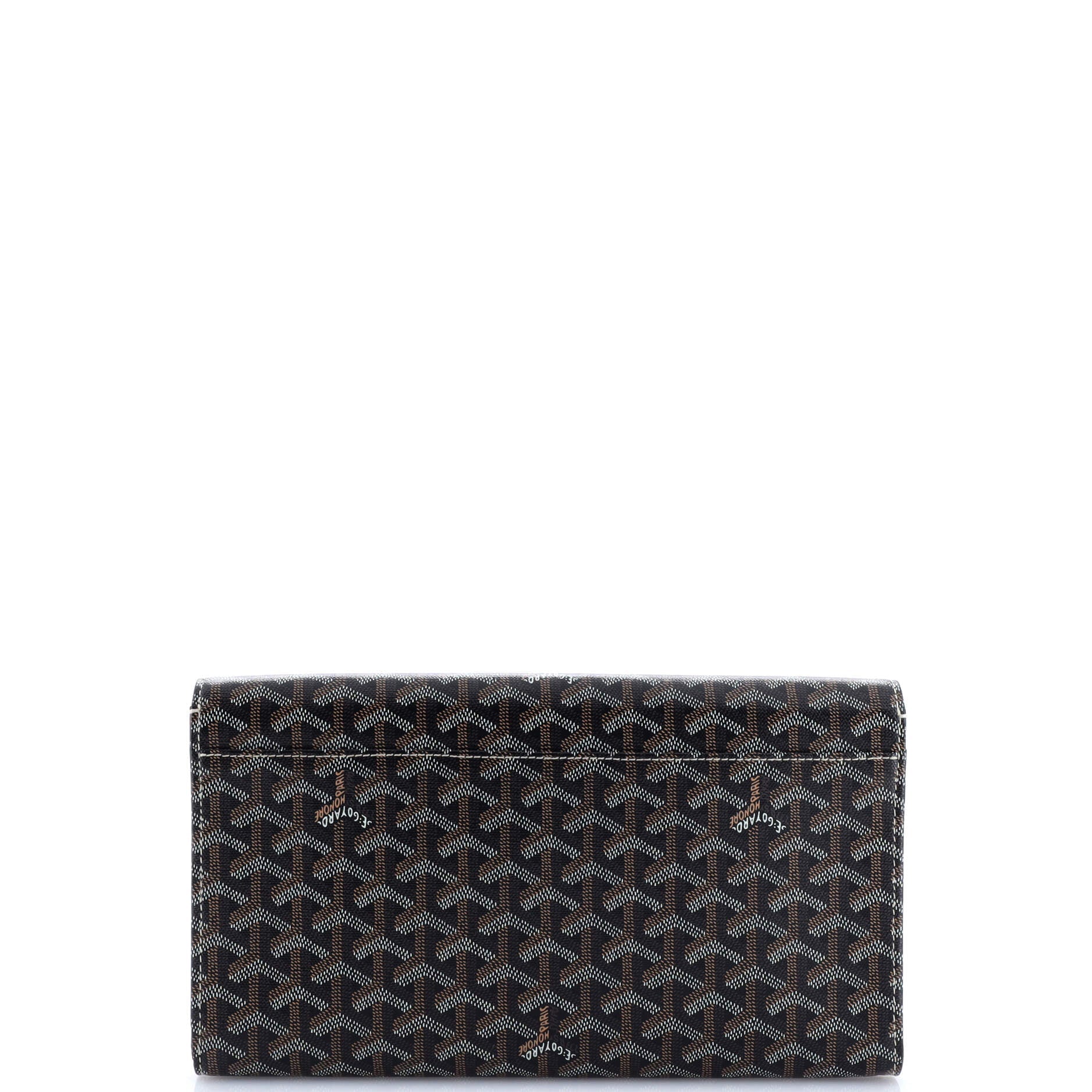 Goyard Monte Carlo Clutch Coated Canvas MM