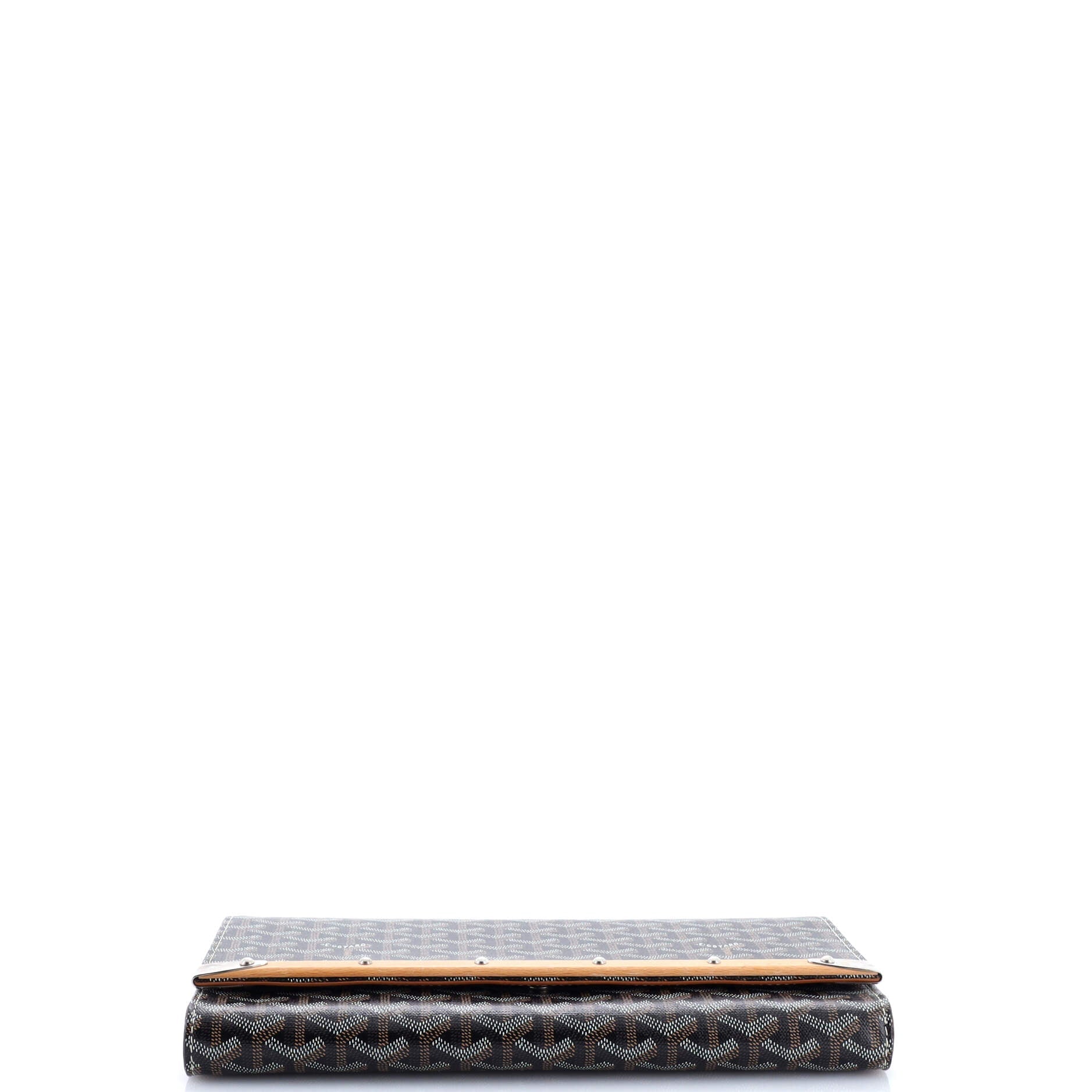 Goyard Monte Carlo Clutch Coated Canvas MM