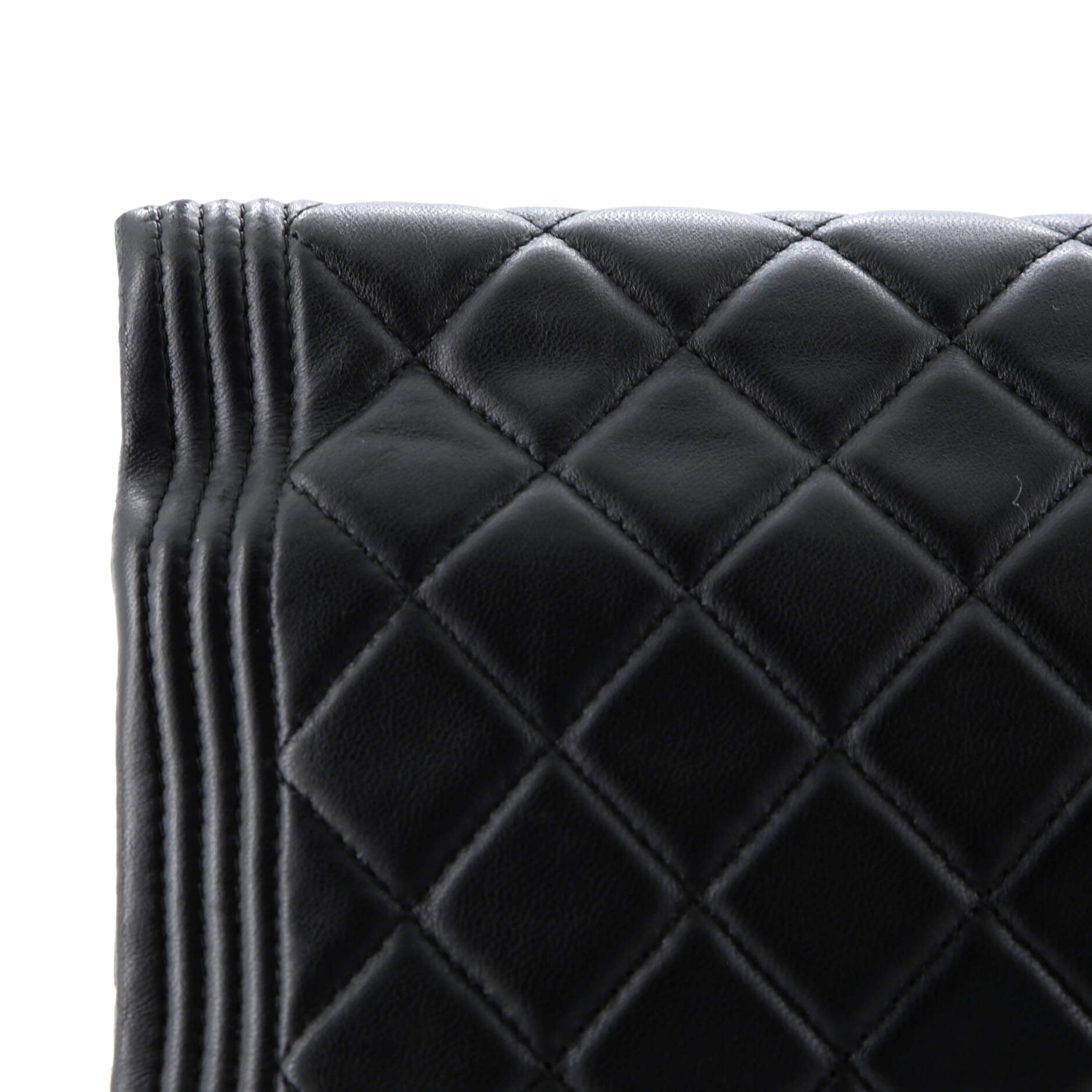 Chanel Boy Beauty CC Clutch Quilted Lambskin