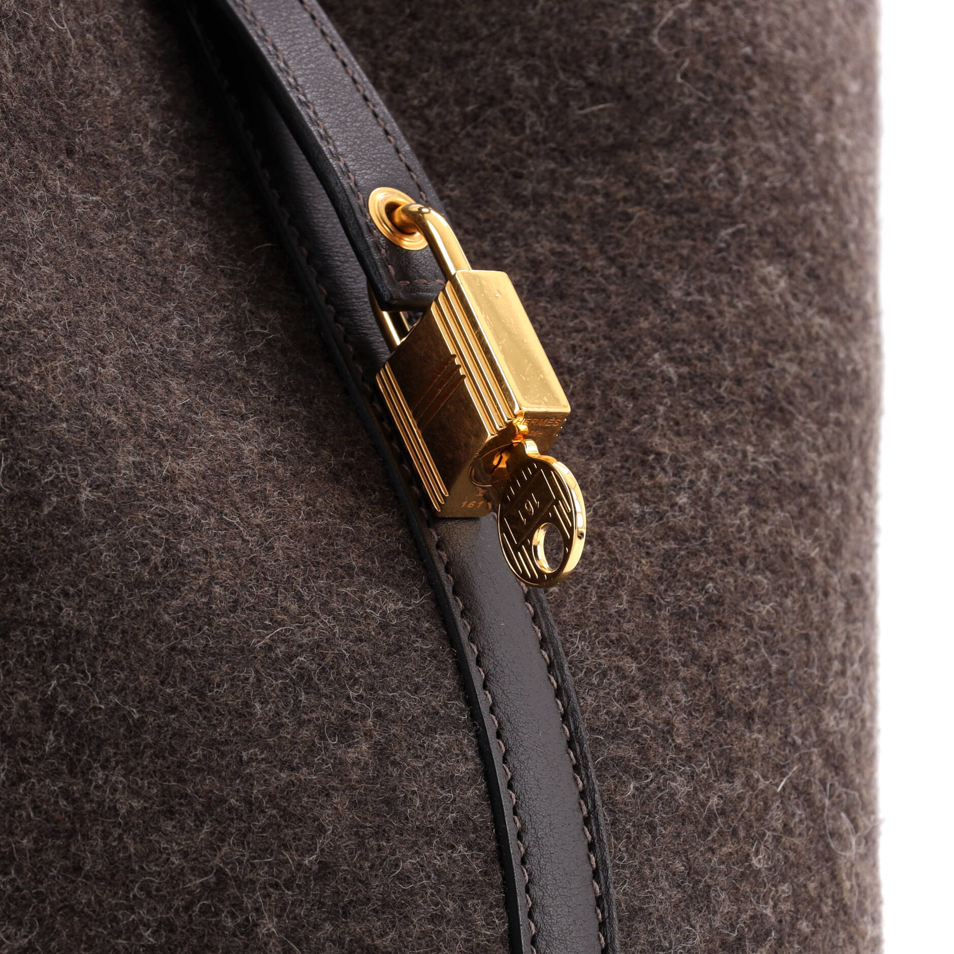 Hermes Picotin Lock Bag Felt with Leather PM