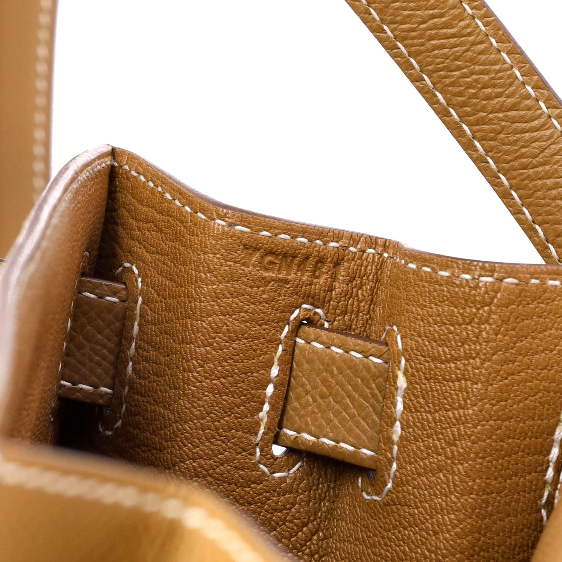 Hermes Kelly Handbag Brown Epsom with Palladium Hardware 28