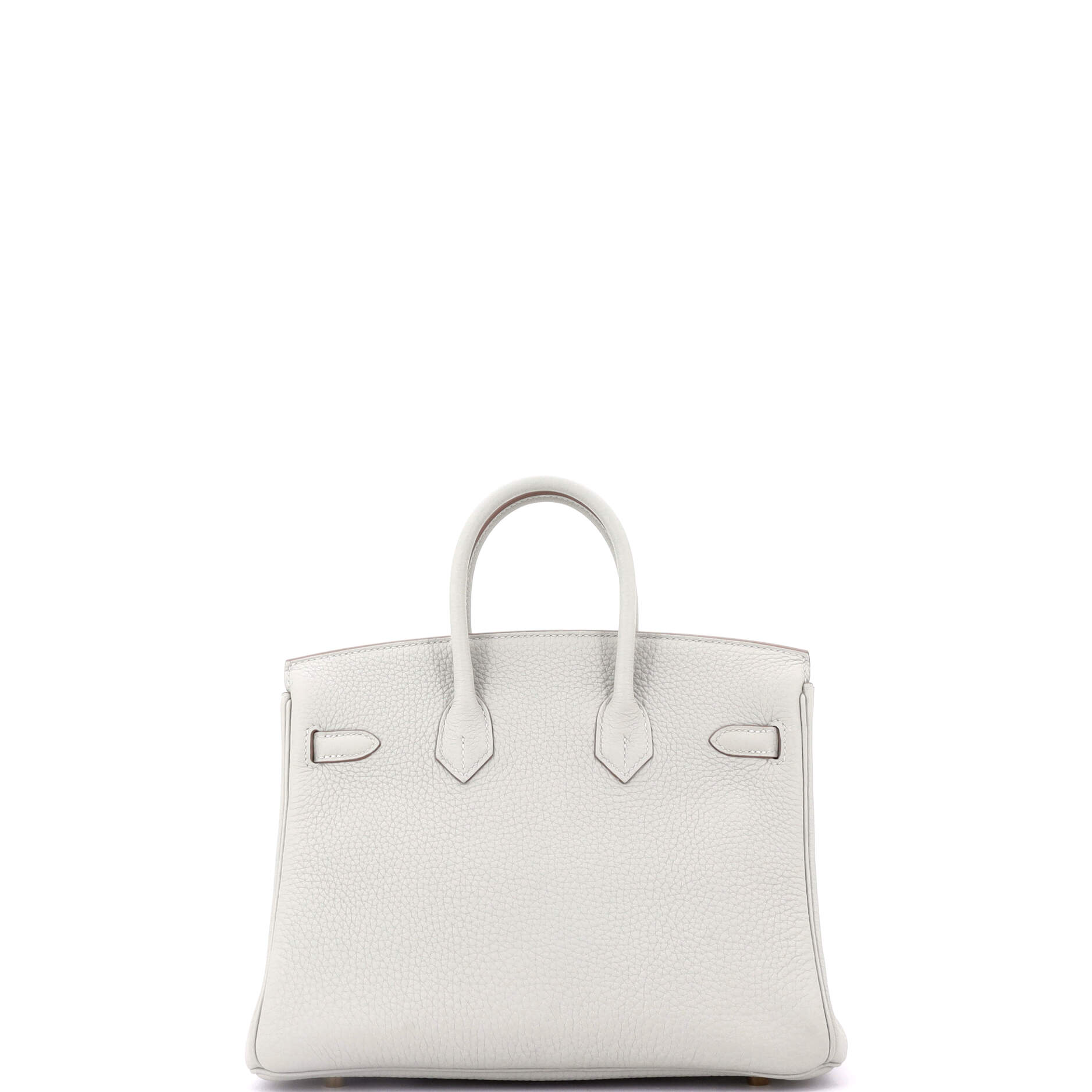 Hermes Birkin Handbag Grey Togo with Gold Hardware 25