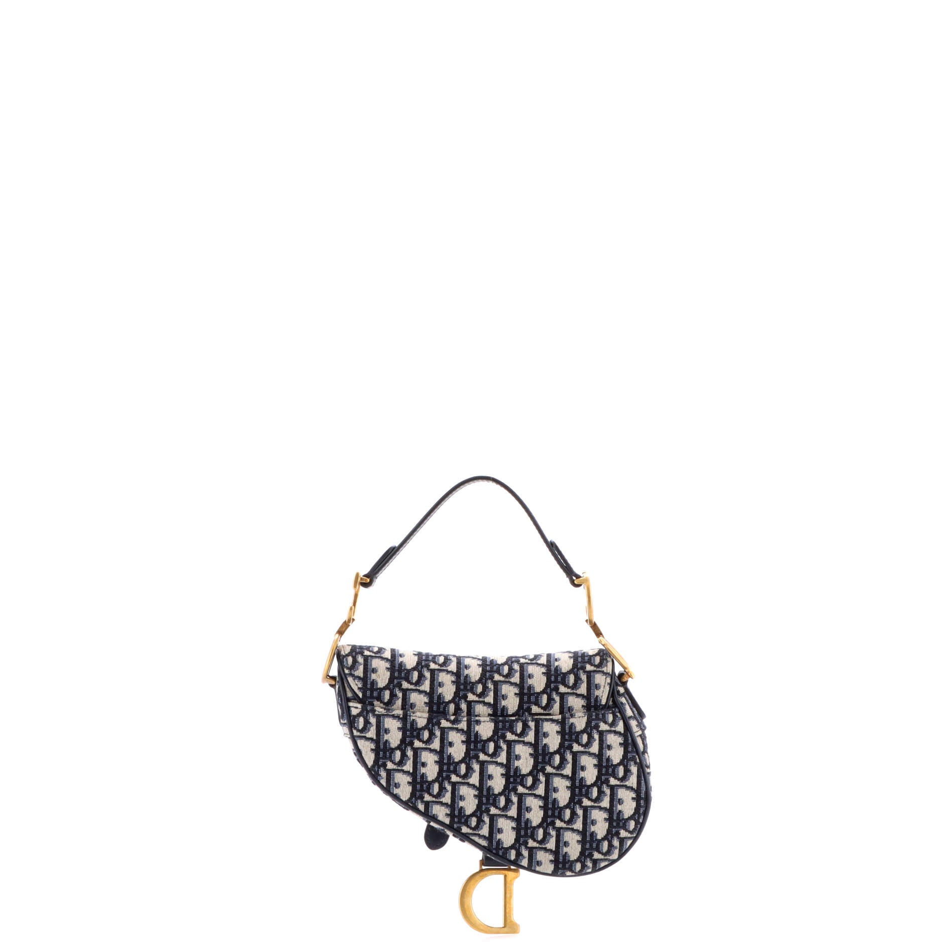 Christian Dior Saddle Handbag Oblique Canvas Mini