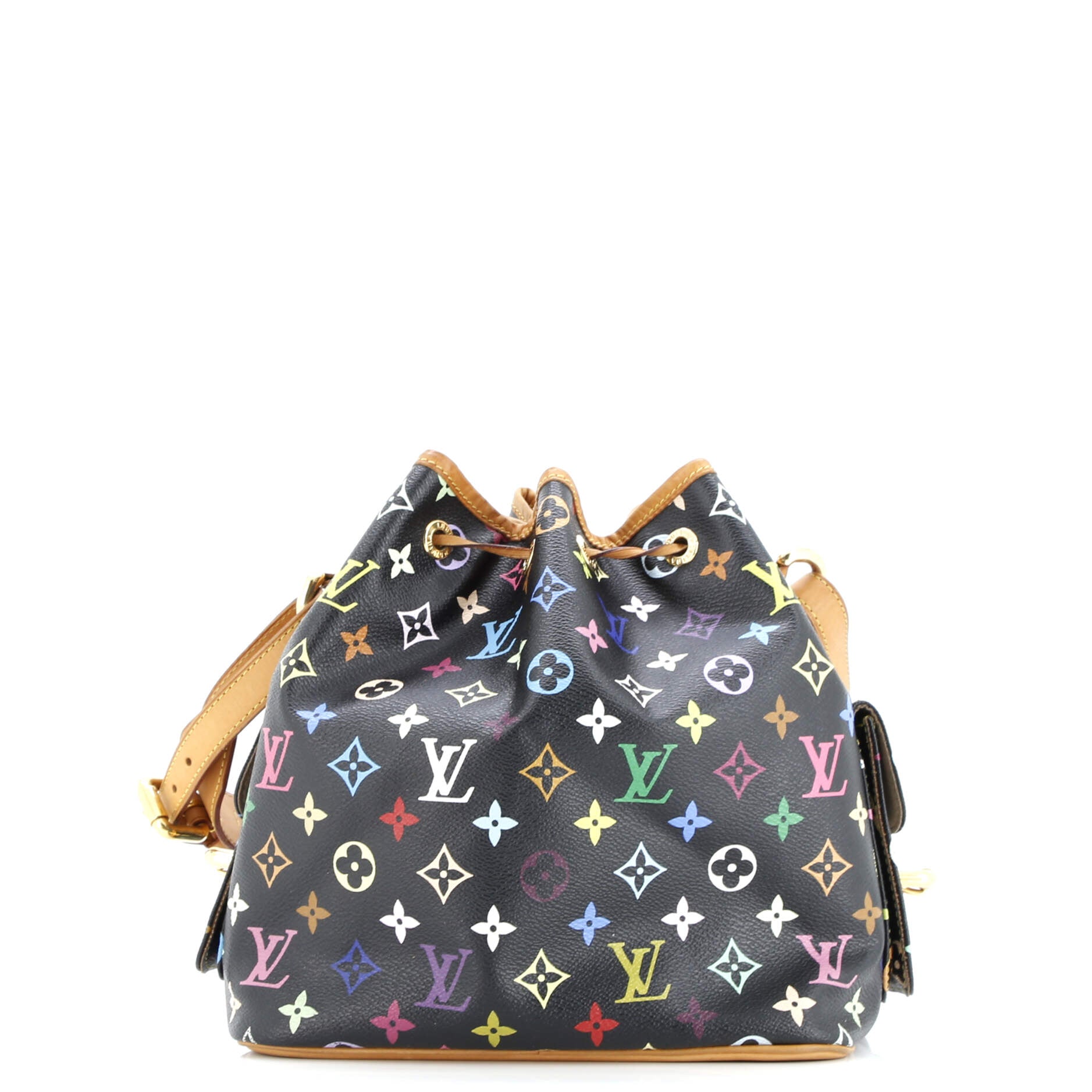 Louis Vuitton Petit Noe Handbag Monogram Multicolor