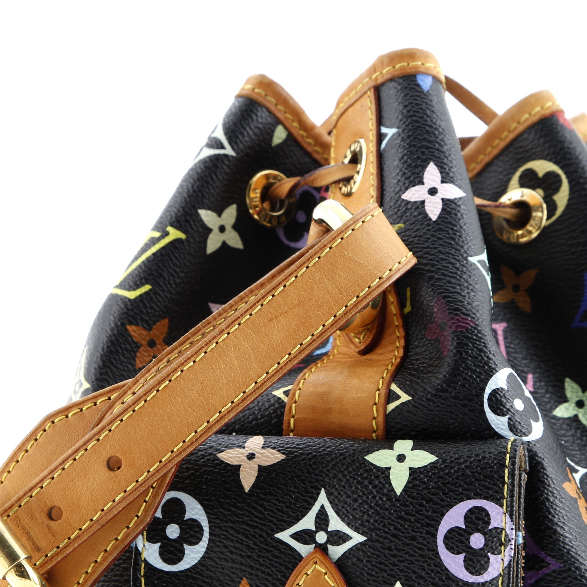 Louis Vuitton Petit Noe Handbag Monogram Multicolor