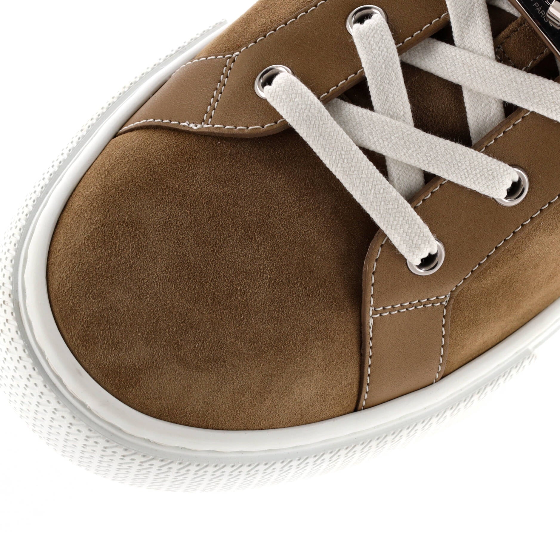 Hermes Men's Day Sneakers Suede with Leather