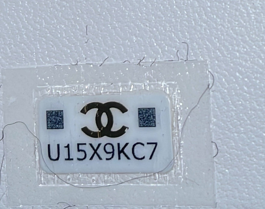 Chanel CC Book Card Holder with Chain Quilted Lambskin