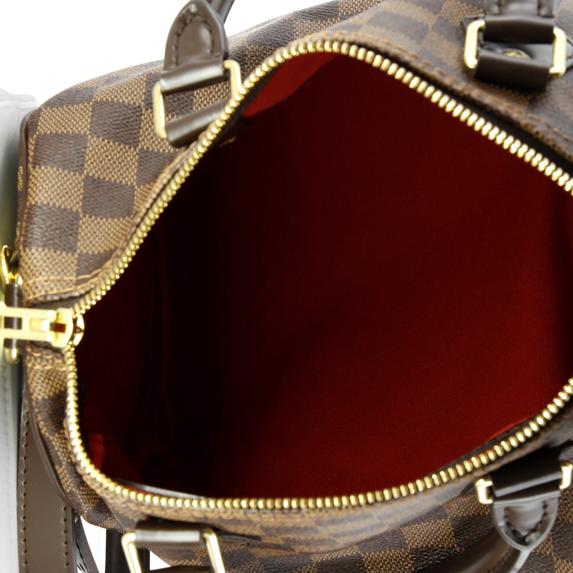 Louis Vuitton Speedy Bandouliere Bag Damier 25