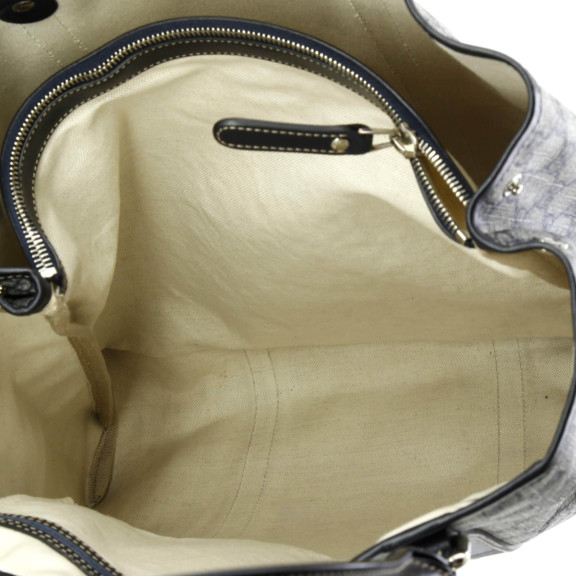 Gucci Joy Tote GG Coated Canvas with Leather Large