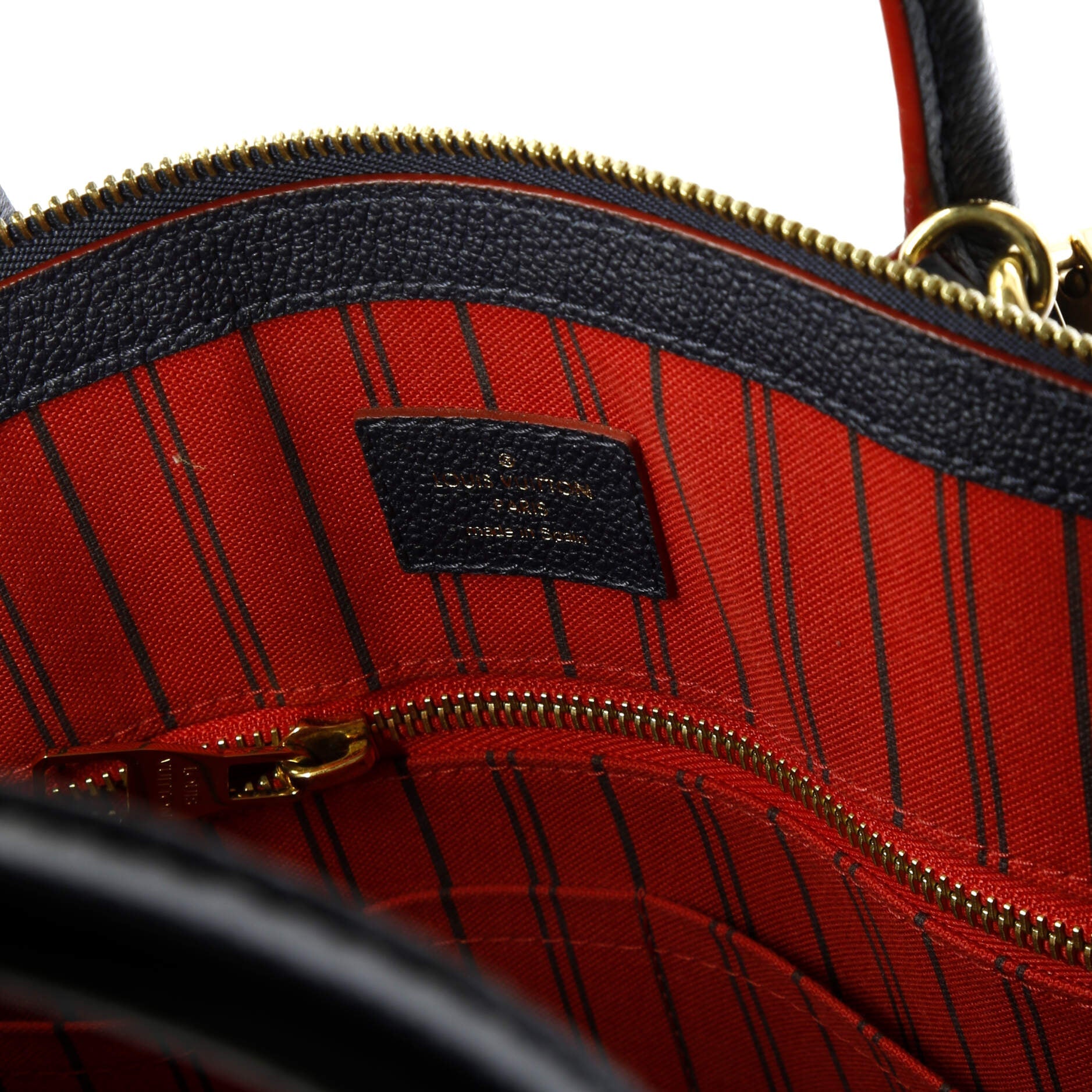 Louis Vuitton Pont Neuf Handbag Monogram Empreinte Leather MM
