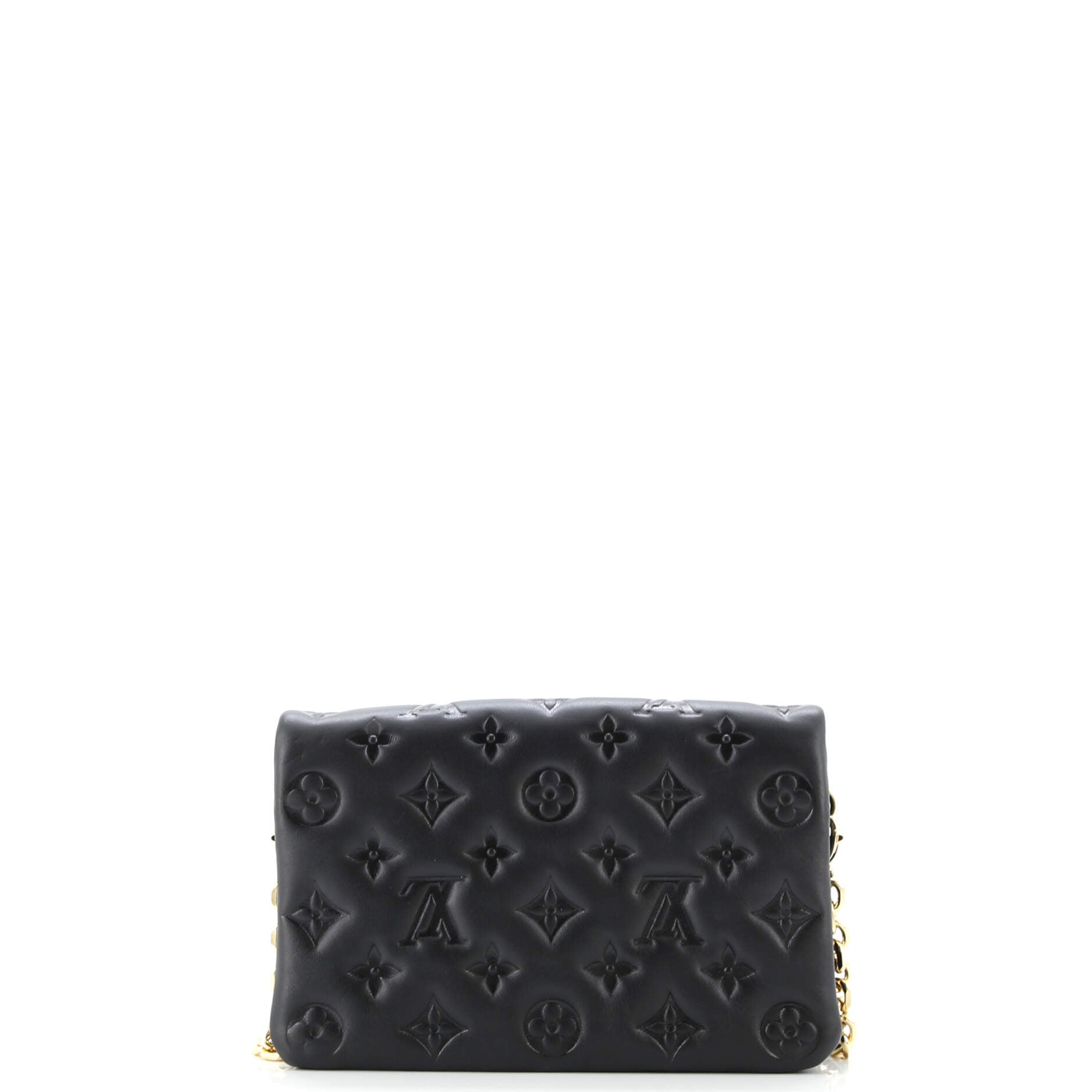 Louis Vuitton Coussin Pochette Monogram Embossed Lambskin