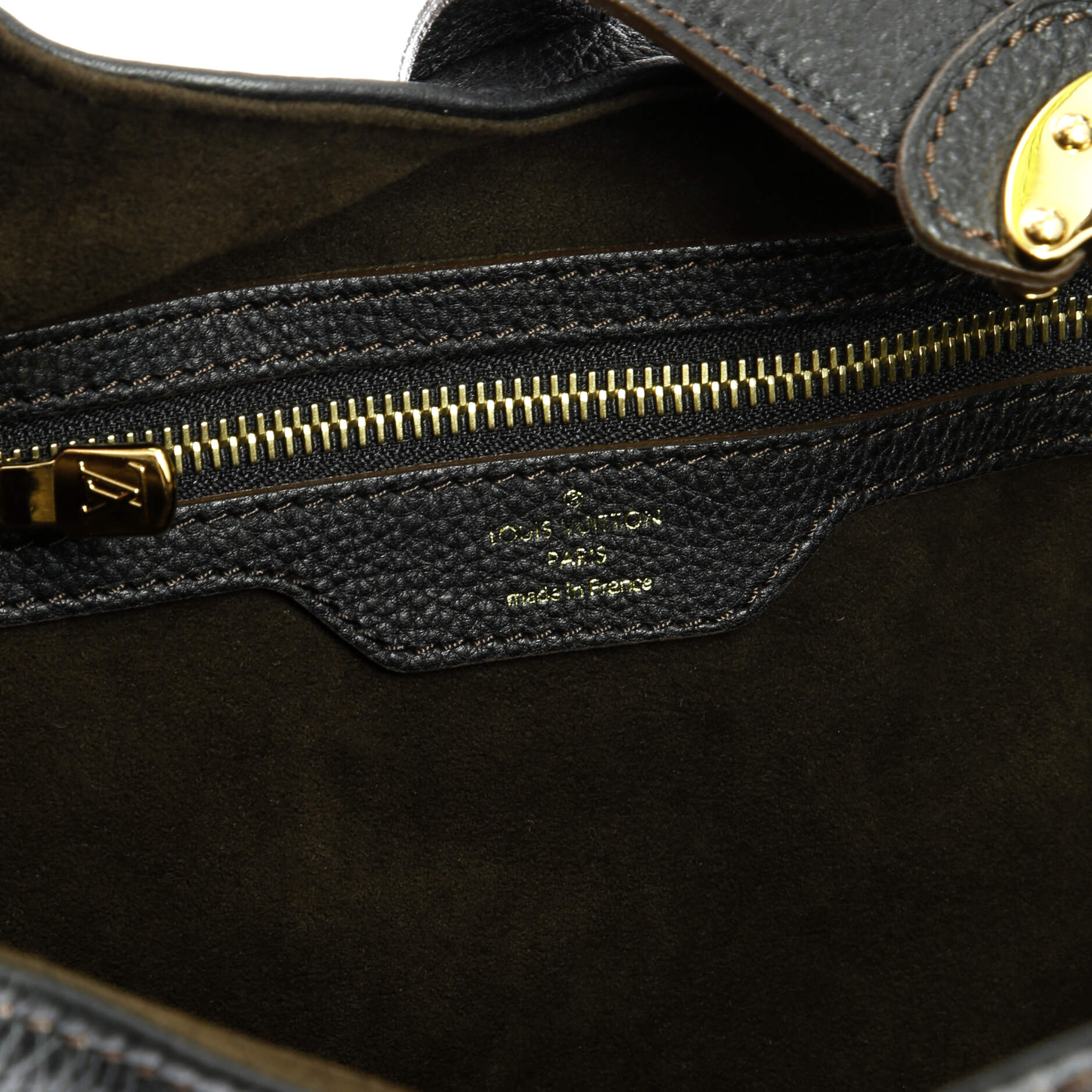 Louis Vuitton L Hobo Mahina Leather