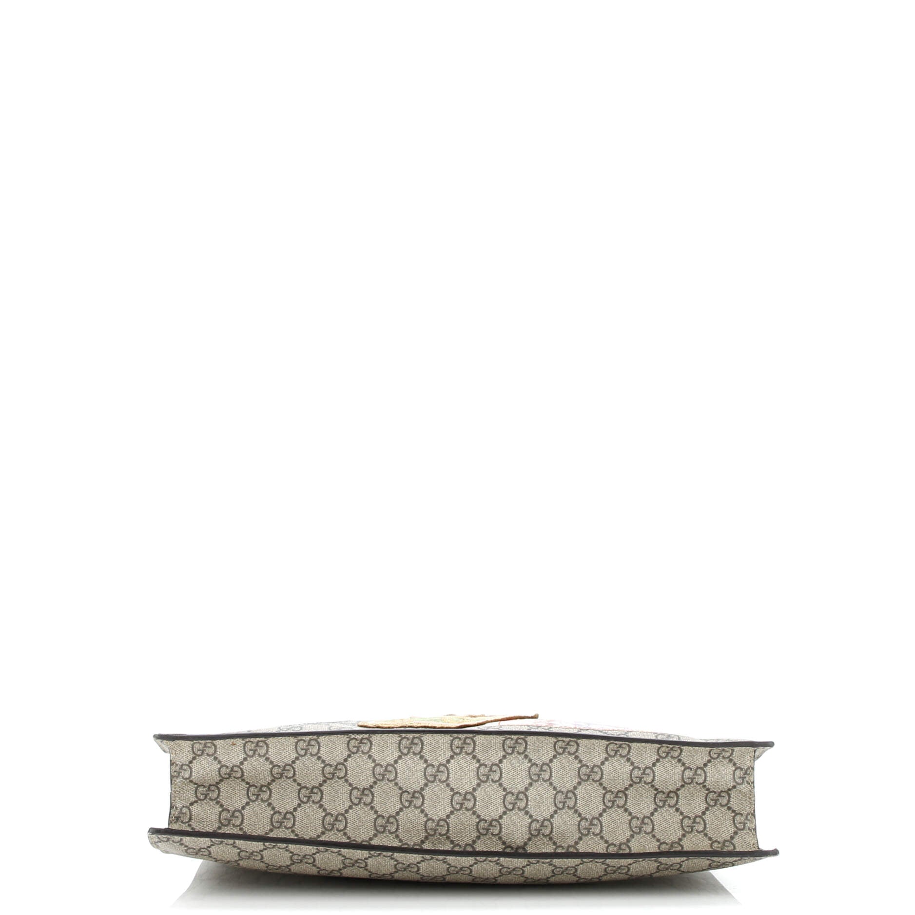 Gucci Courrier Convertible Soft Open Tote GG Coated Canvas with Applique North South