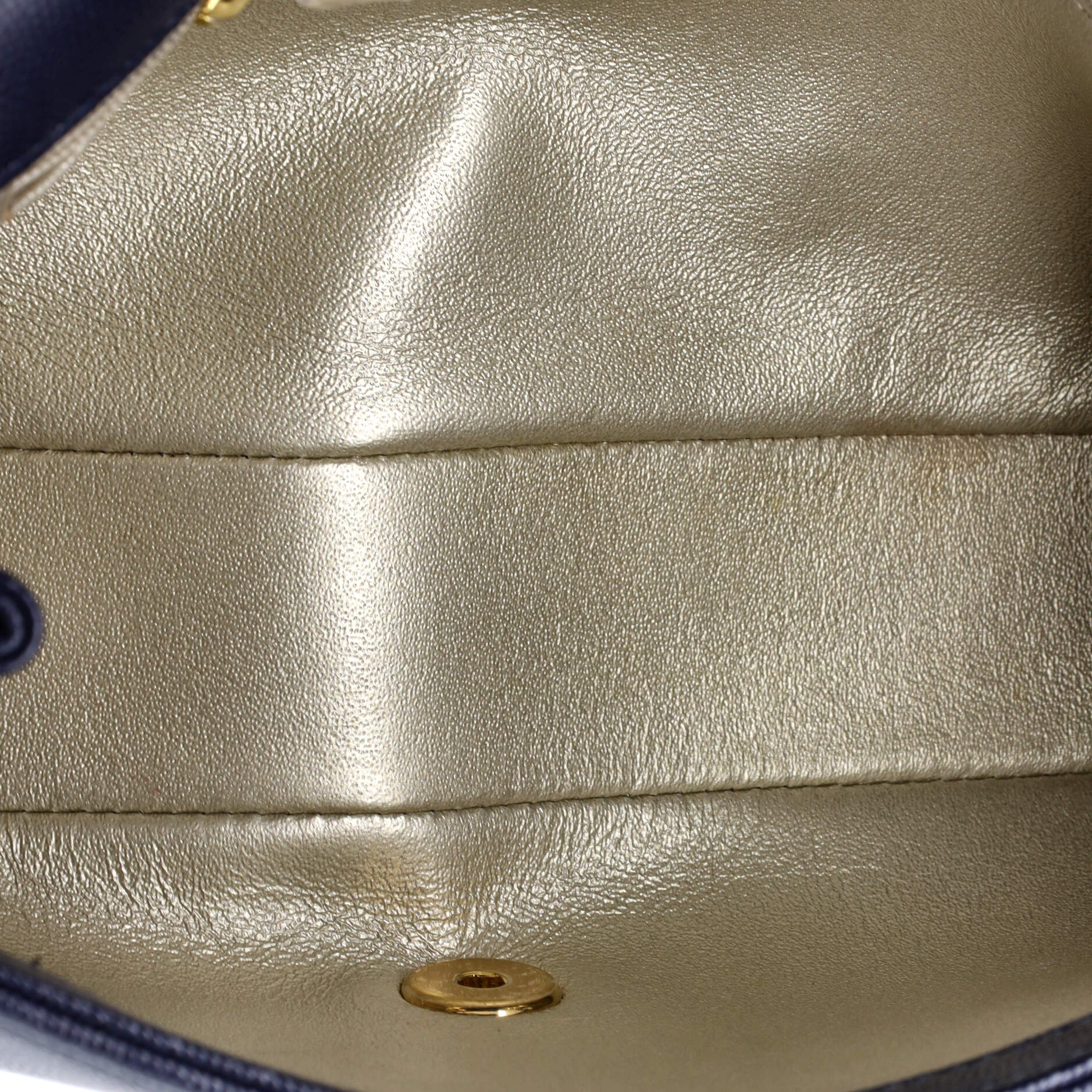 Chanel Captain Gold Flap Bag Embroidered Caviar Medium