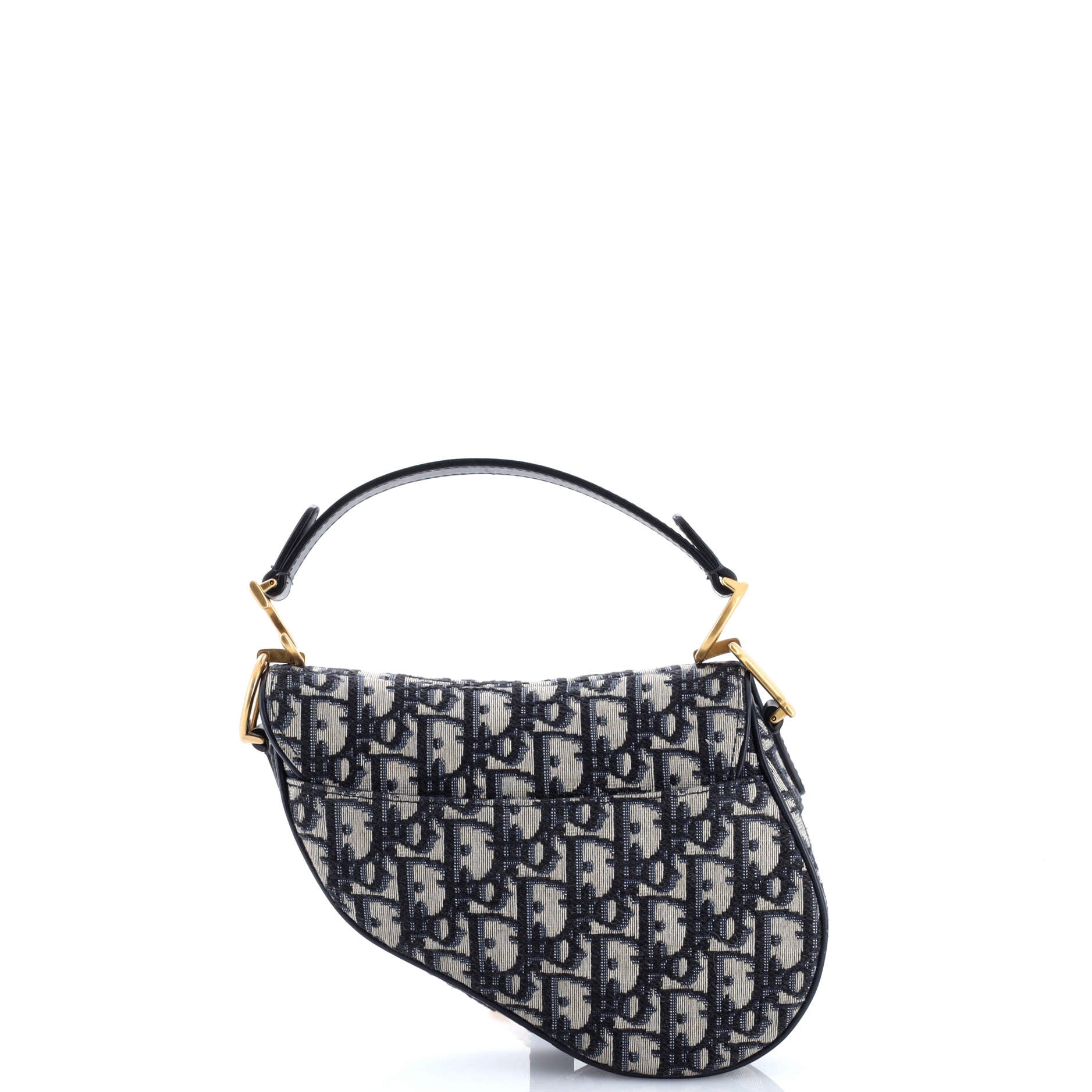 Christian Dior Saddle Handbag Oblique Canvas Mini
