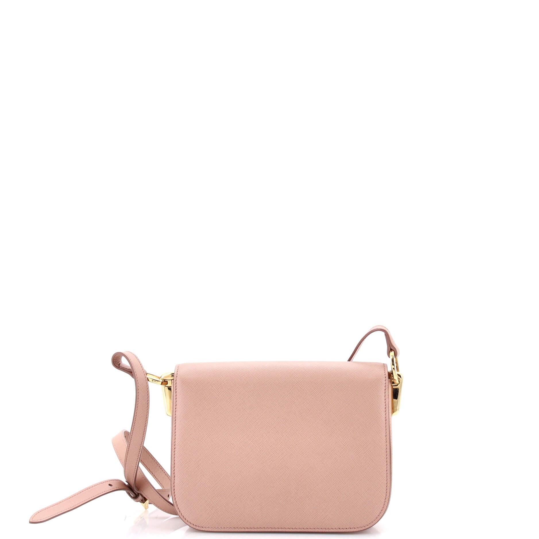 Prada Embleme Flap Bag Saffiano Leather Small