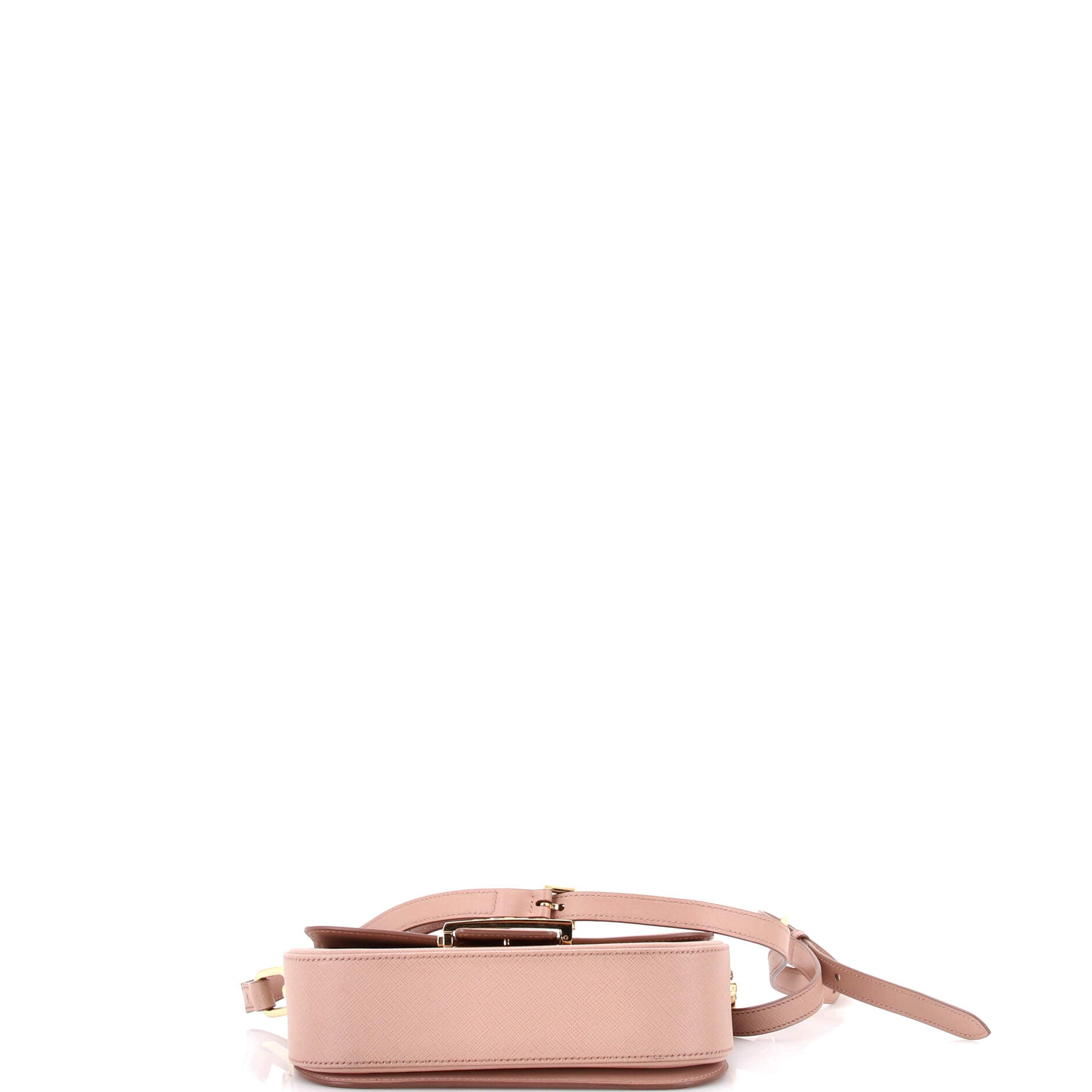 Prada Embleme Flap Bag Saffiano Leather Small
