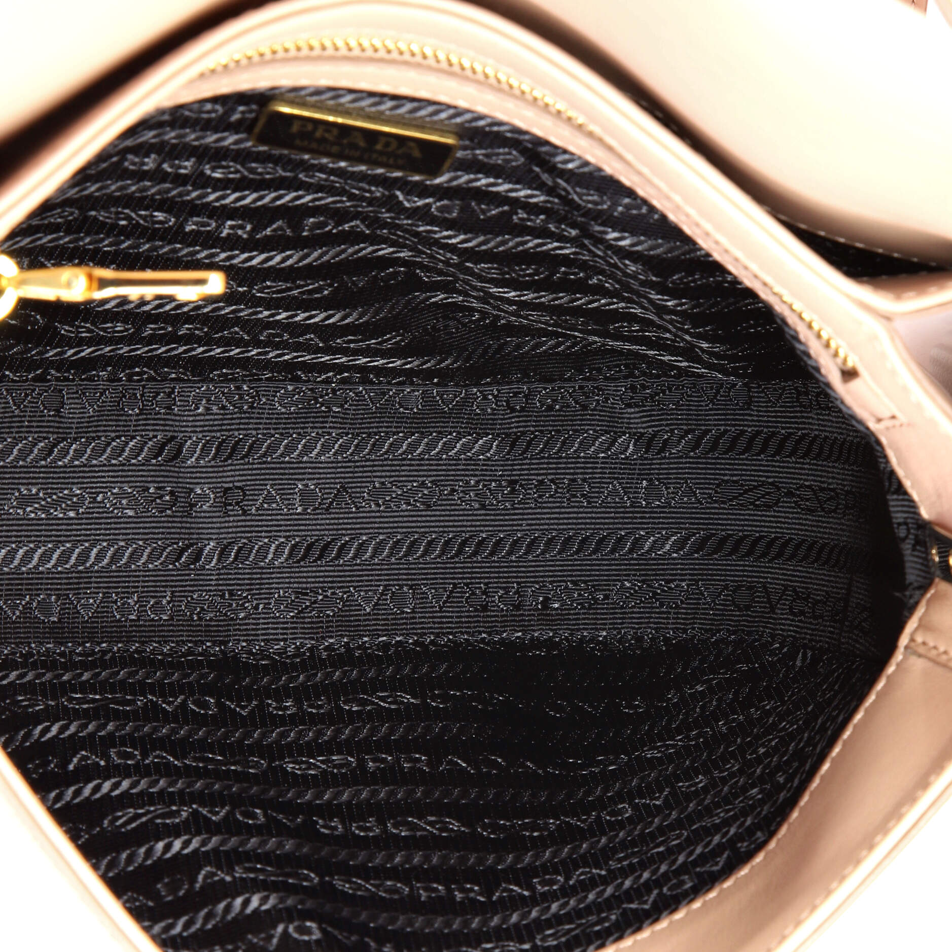 Prada Embleme Flap Bag Saffiano Leather Small