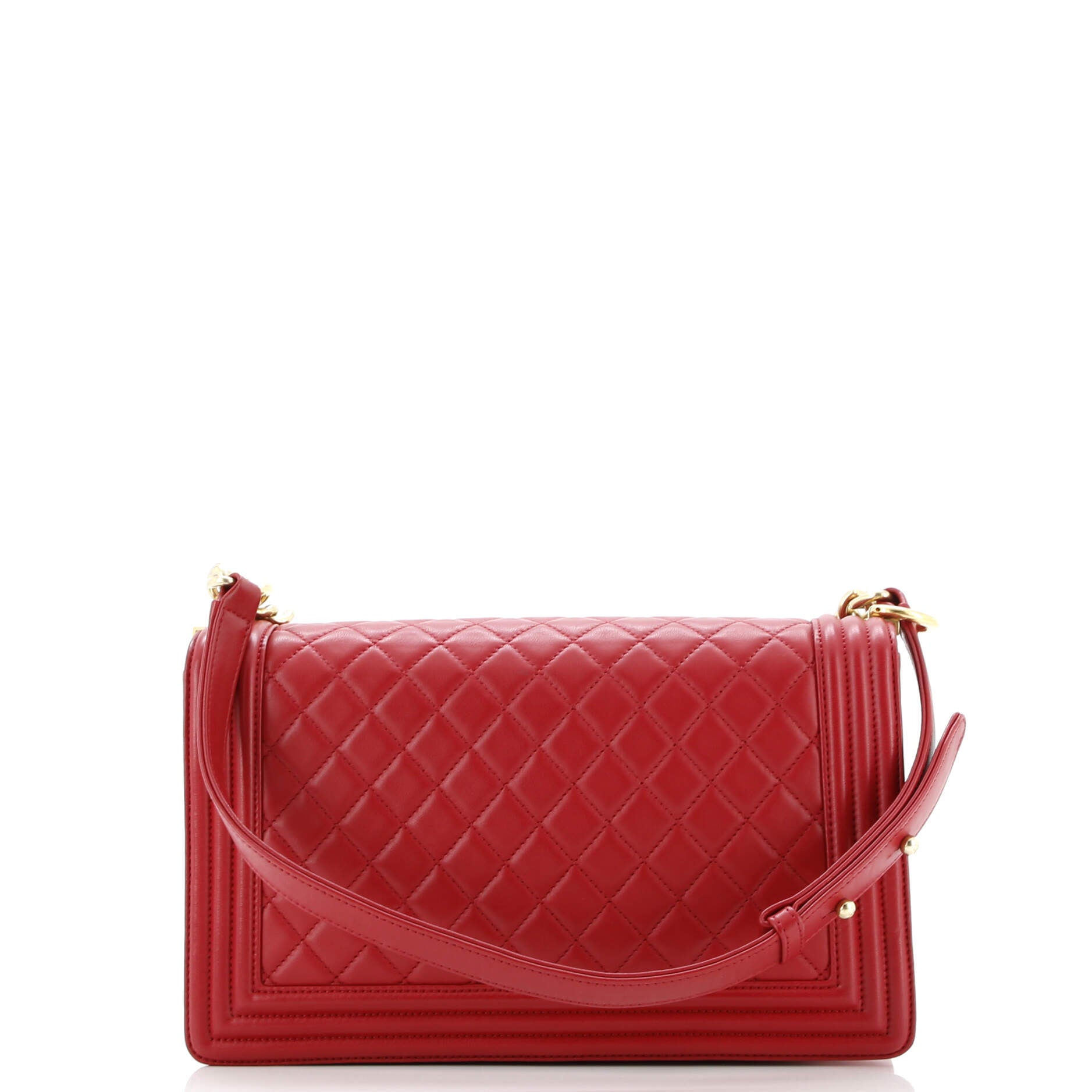 Chanel Boy Flap Bag Quilted Lambskin New Medium